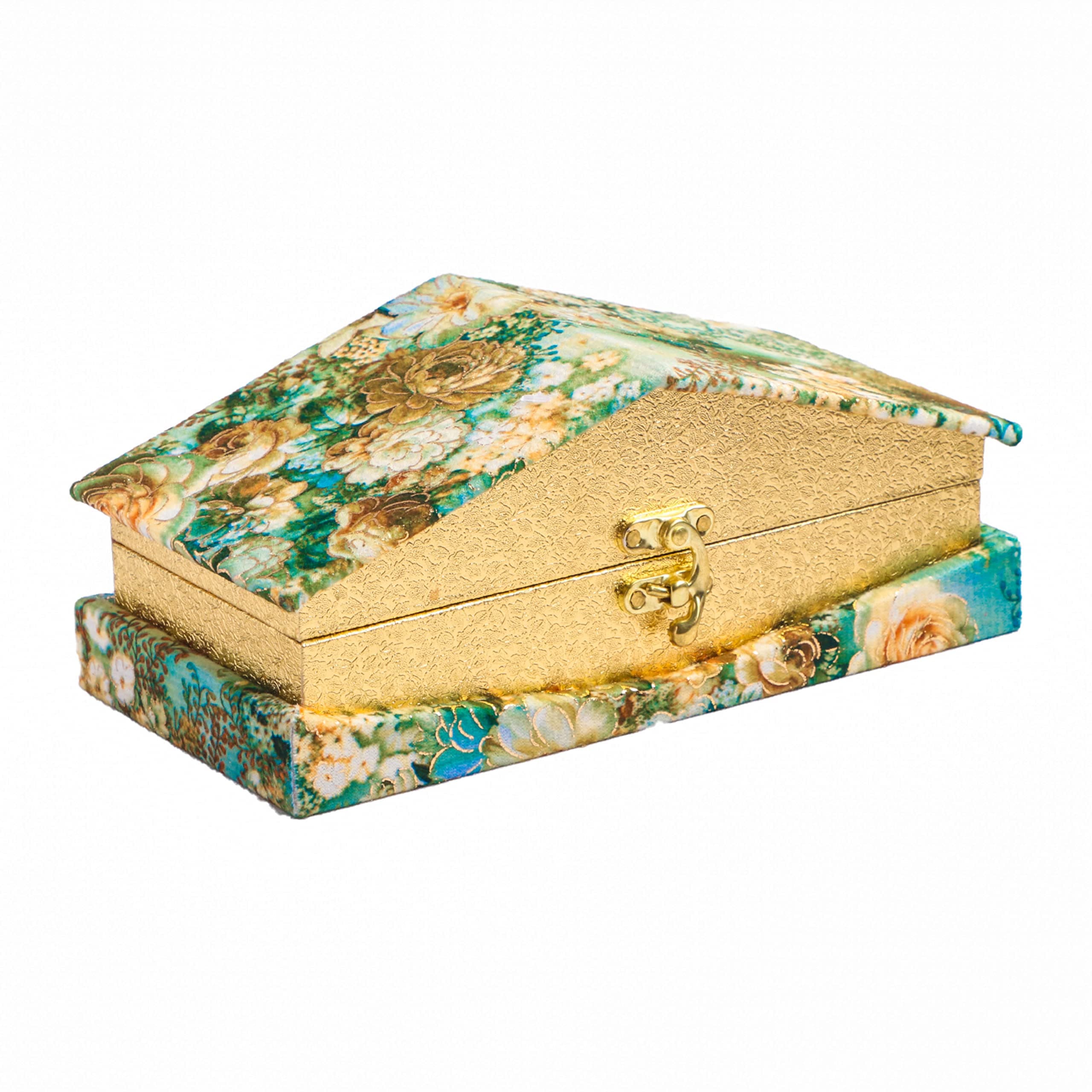 Decorative Shagun Cash Gift Box for Money Gaddi, Jewellery, Gifting Sagan Wedding Occasion, Multicoloured, Set of 1, Hut Shape (Color & Design as per Availability)