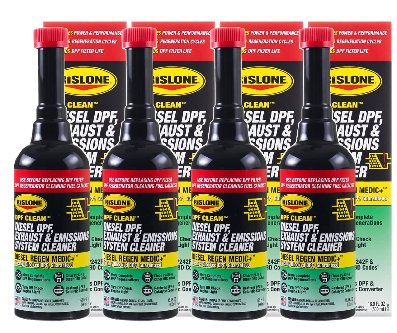 4744-4PK DPF Clean™ Diesel DPF, Exhaust & Emissions System Cleaner, 16.9 oz, 4-Pack