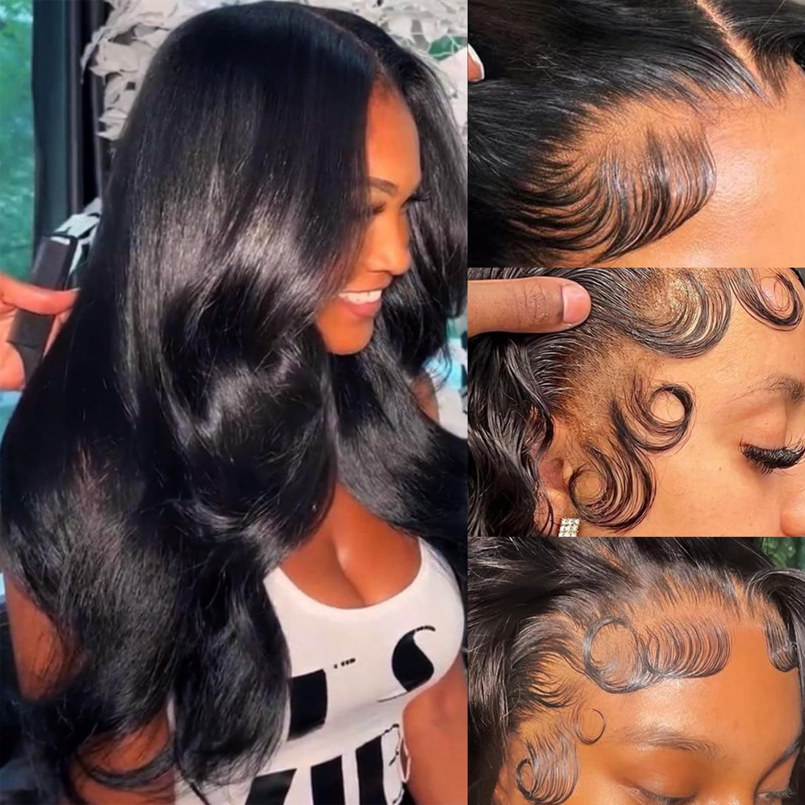 LSY Beauty Human Hair Lace Front Wigs 13x4 Body Wave Lace Front Wigs Human Hair Brazilian Unprocessed Wigs for Black Women Human Hair 180% Density Hd Lace Front Wigs Human Hair Natural Color (26 inch)