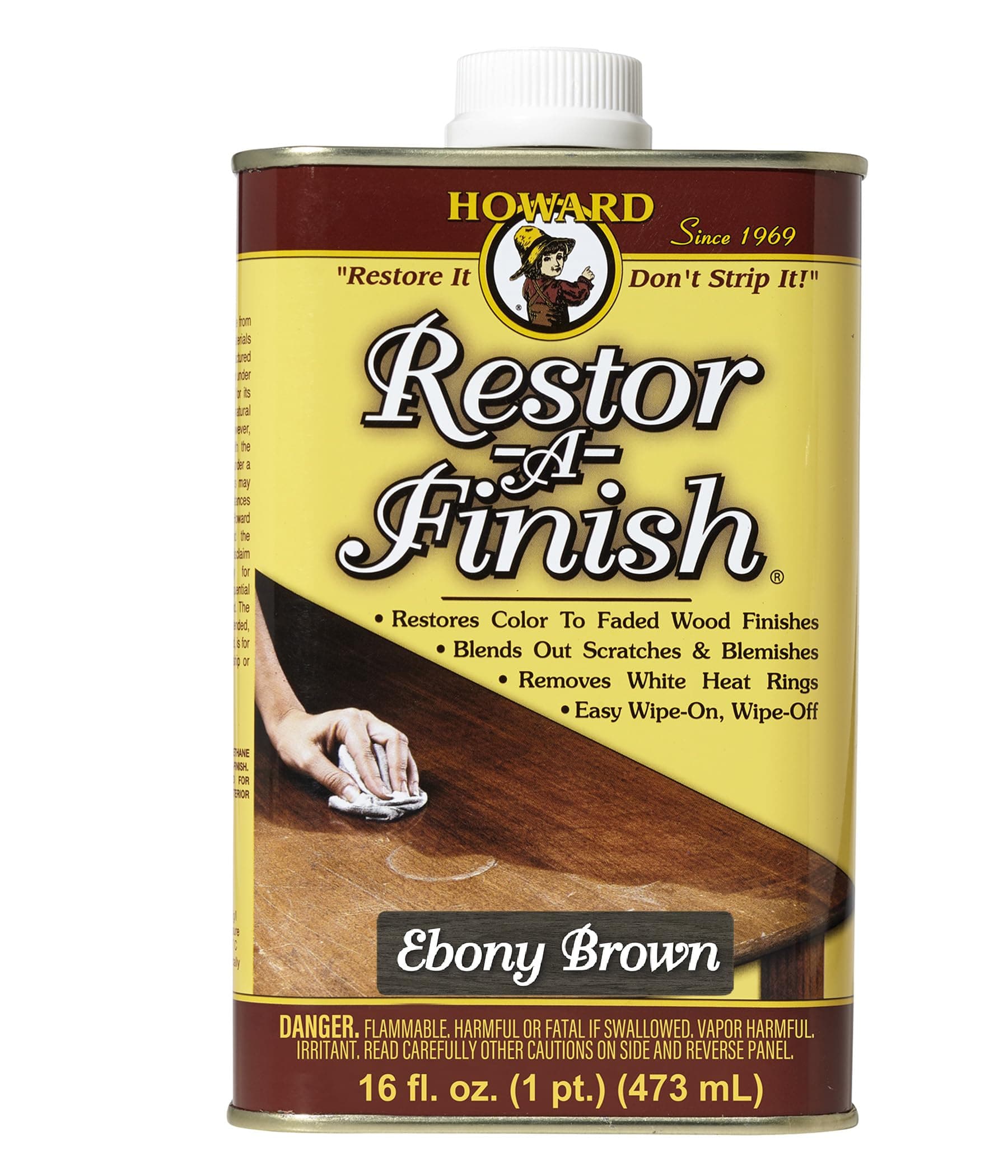 Products RF8016 RF3016 Restor-A-Finish, 16 oz, Ebony Brown, 16 Fl Oz