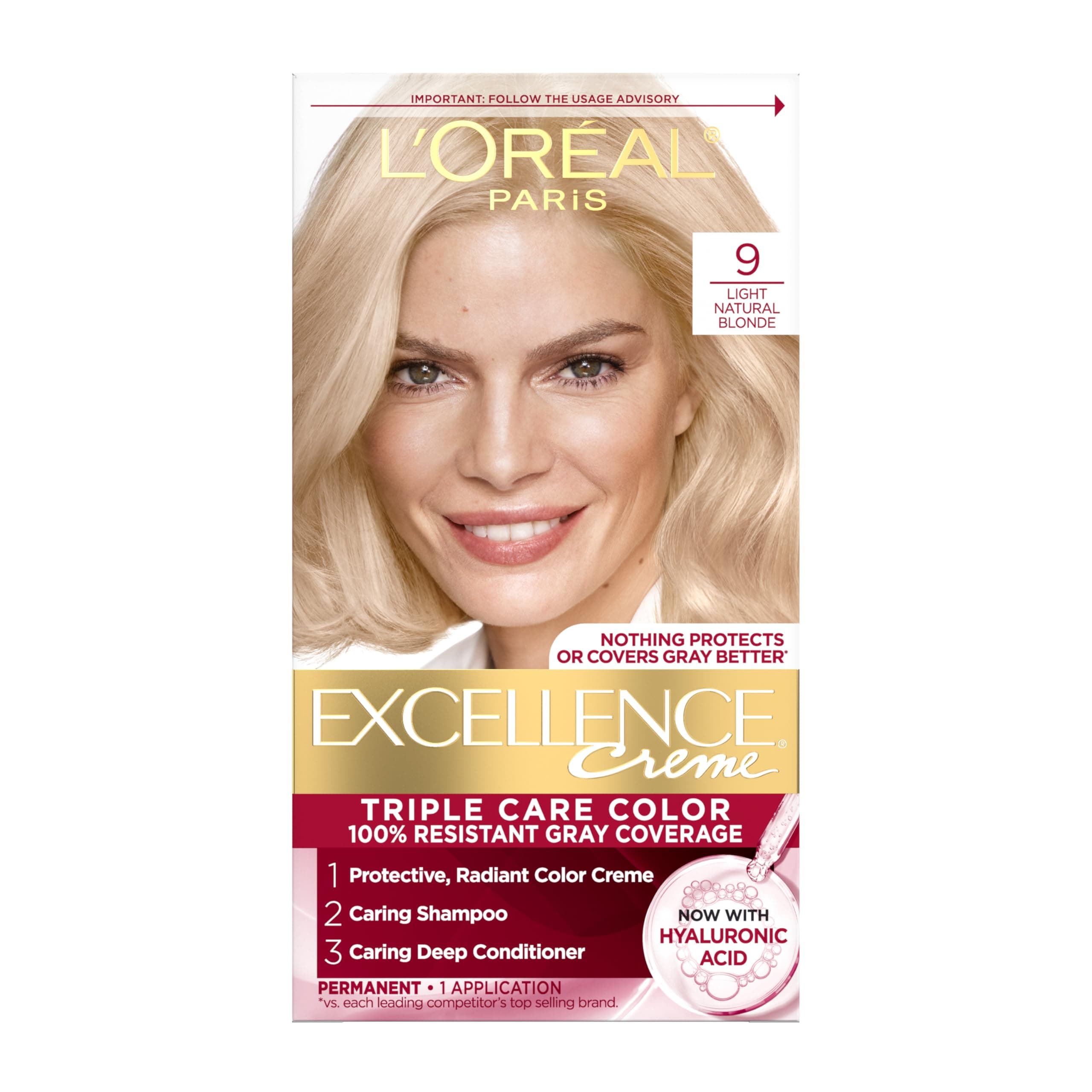 L'Oreal Excellence Creme Haircolor Light Natural Blonde (並行輸入品)