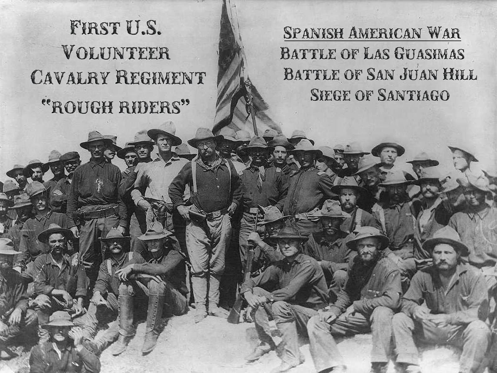 US PRESIDENTS Rough Riders Poster Teddy Roosevelt Poster Army Poster 18x24