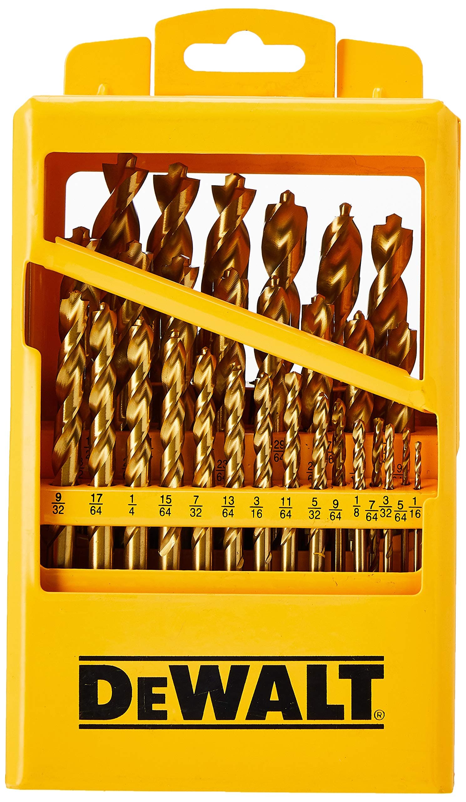 Dewalt Titanium Drill Bit Set With Pilot Point, 29-Piece (Dw1369)