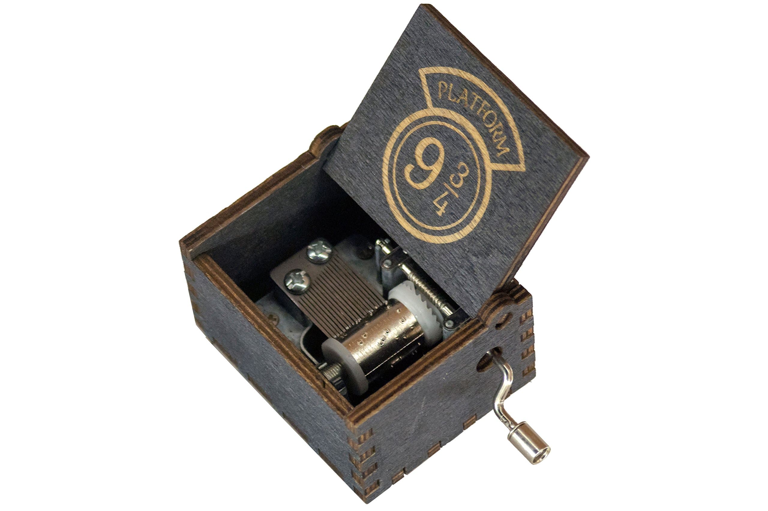 Hedwig Theme Harry Potter Music Box, Hand Engraved Wooden with Novelty Custom Design