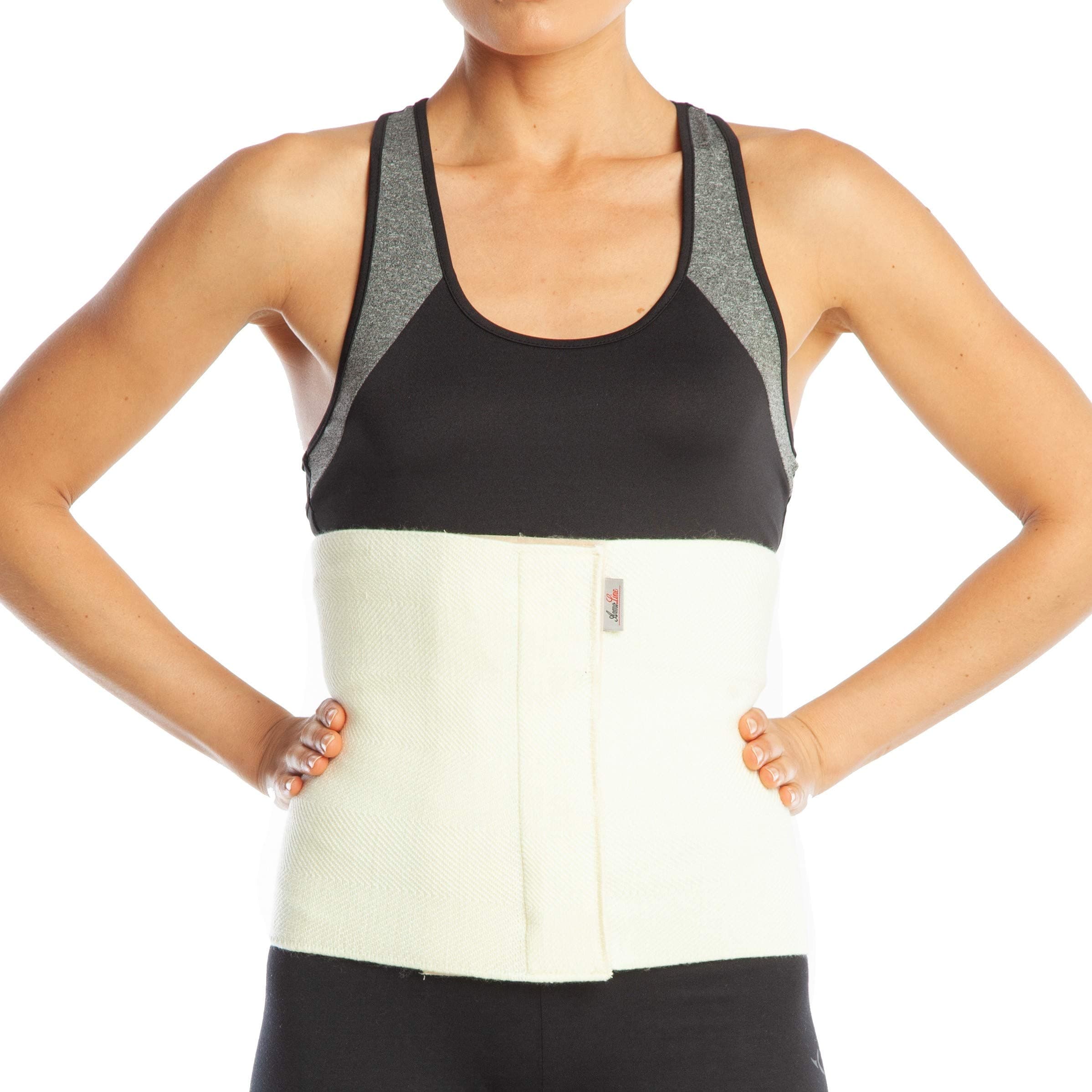 ArmoLine Waistband - Wool Waist Warmer & Support Kidney Warming Belt Arthritic Back Corset (S (70-80 cm))