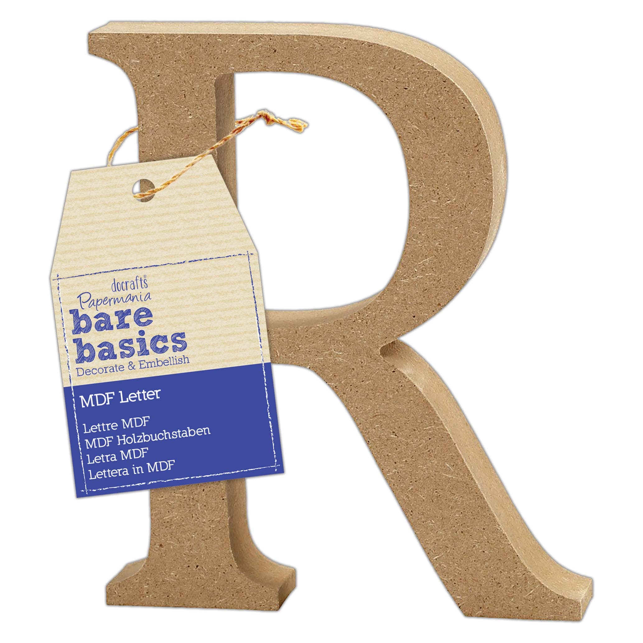 MDF Letter (1 piece) - Bare Basics - R