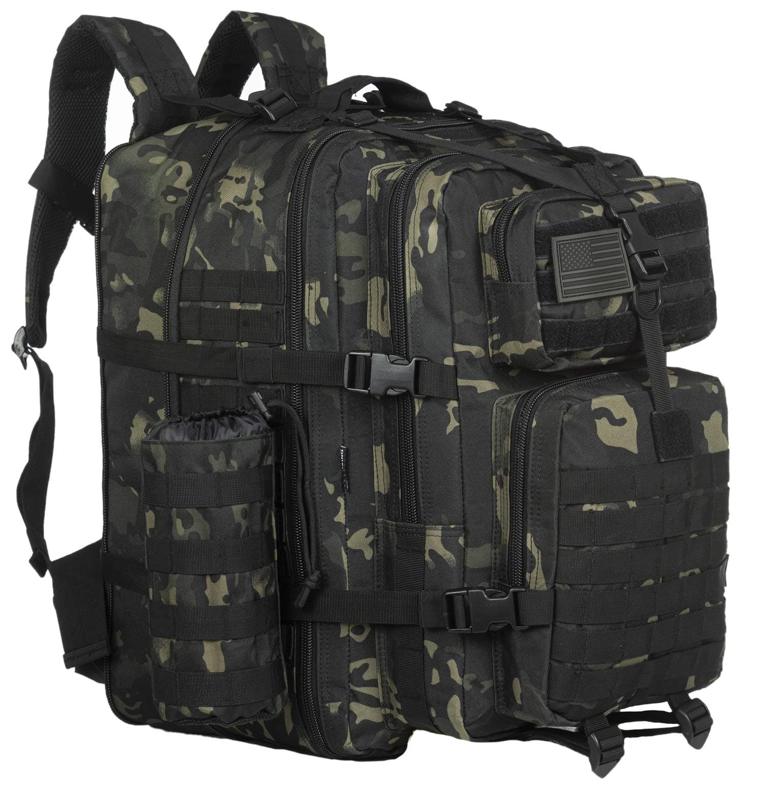 GZ XINXING64L Large 3 day Molle Pack Military Tactical Army Backpack Bug Out Bag Rucksack For Men