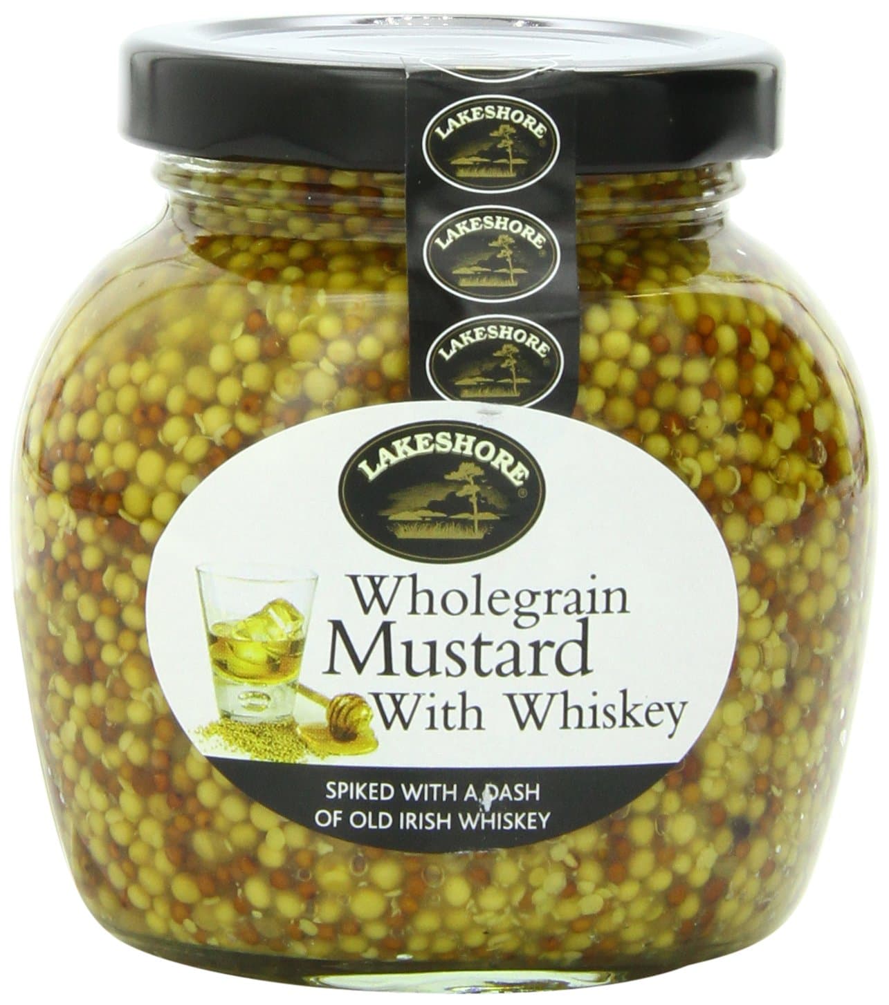 Lakeshore Wholegrain Mustard with Irish Whiskey, 7.2 Ounce