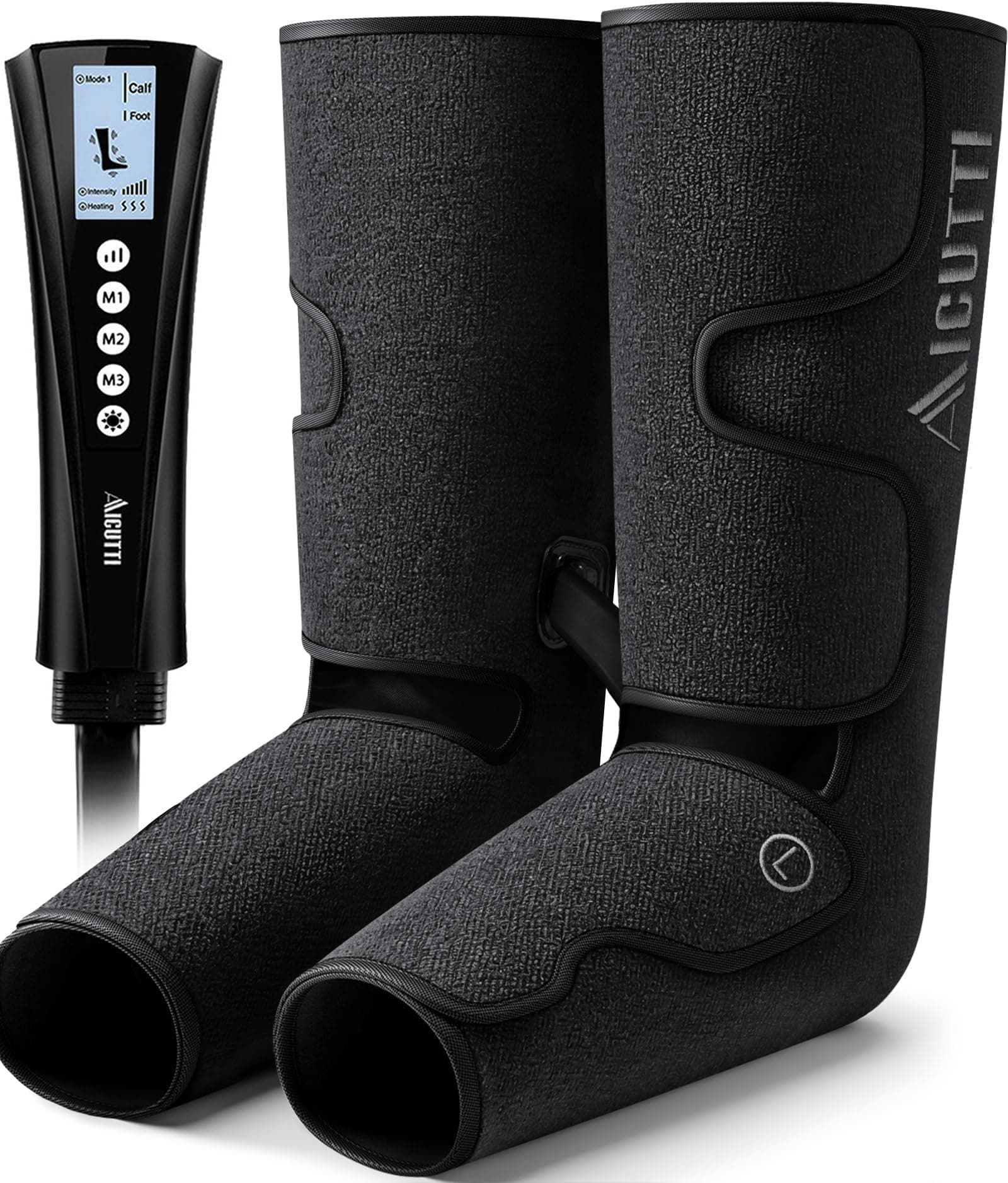 AICUTTI Professional Air Compression Leg and Foot Massager with Heat - Christmas & Birthday Gifts for Men & Women, Improved Circulation & Pain Relief, Ideal for Parents on Mother's Day & Father's Day