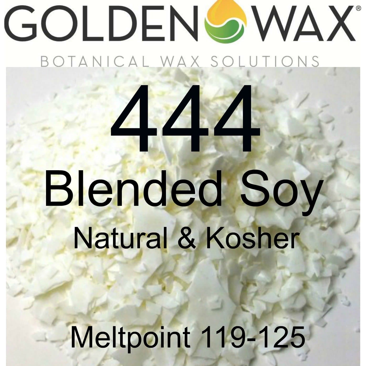 Pack of 1, 10 Lb Golden Brands Gw444 Soy Container Wax Blend for Candle, Paraffin, Beeswax Or Lotions, Creams, Lip Balms