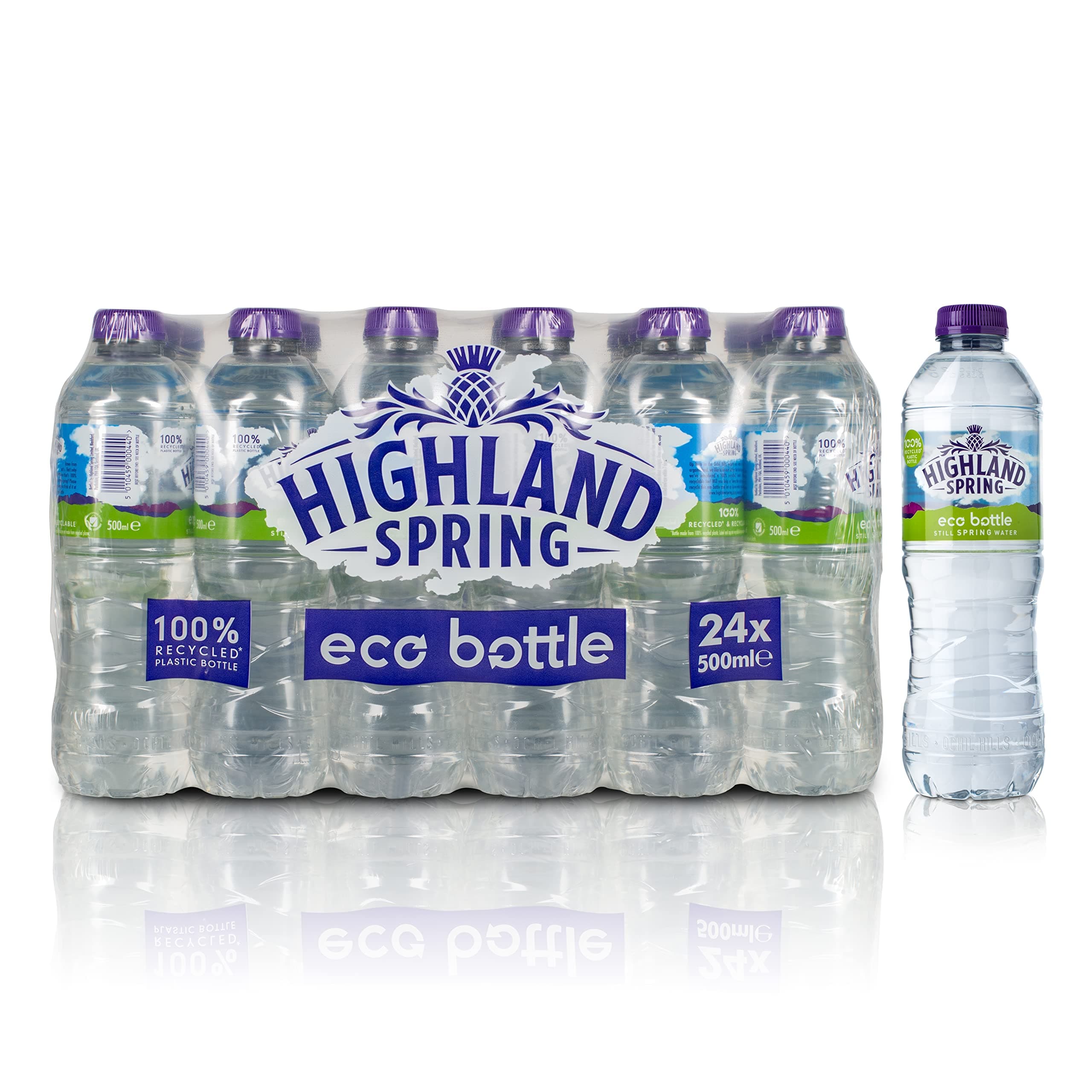 Highland Spring Highland Spring Eco Bottle, 24 x 500ml