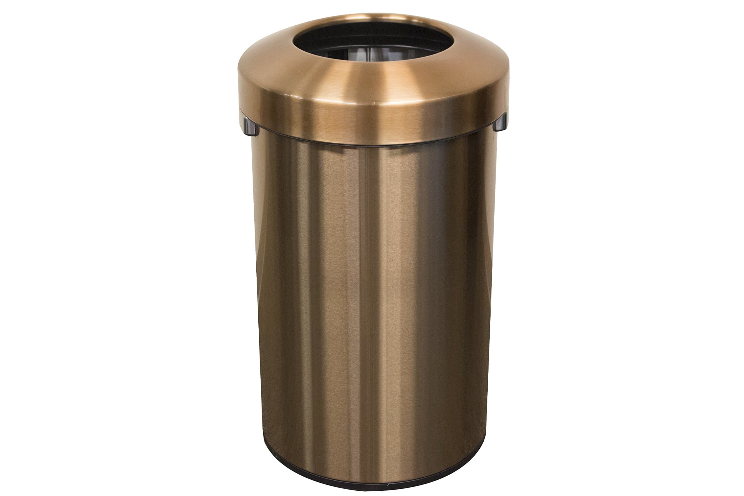 Witt Industries BR24SS 2-Piece Open Top Decorative Receptacle, Copper