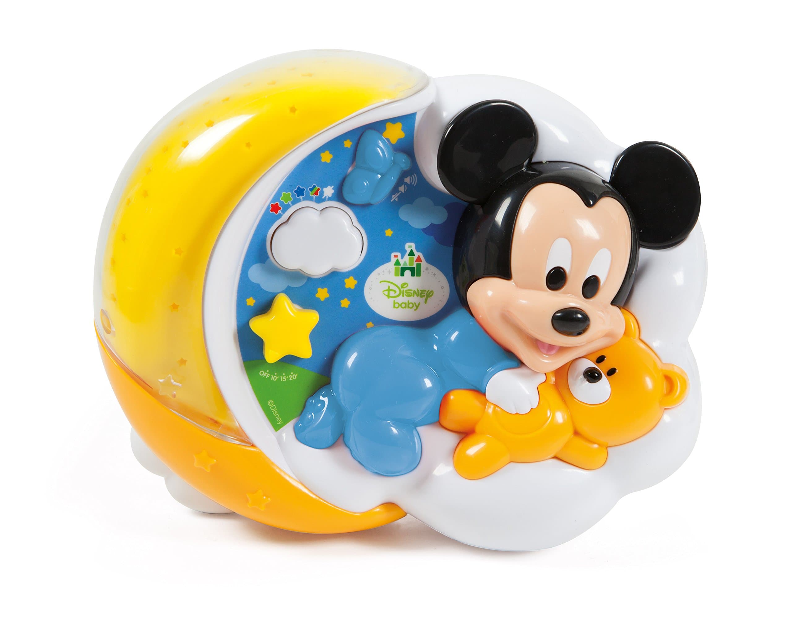 Clementoni Disney Baby Mickey Magic Star Projector Toy, Multi-Colour, 17095