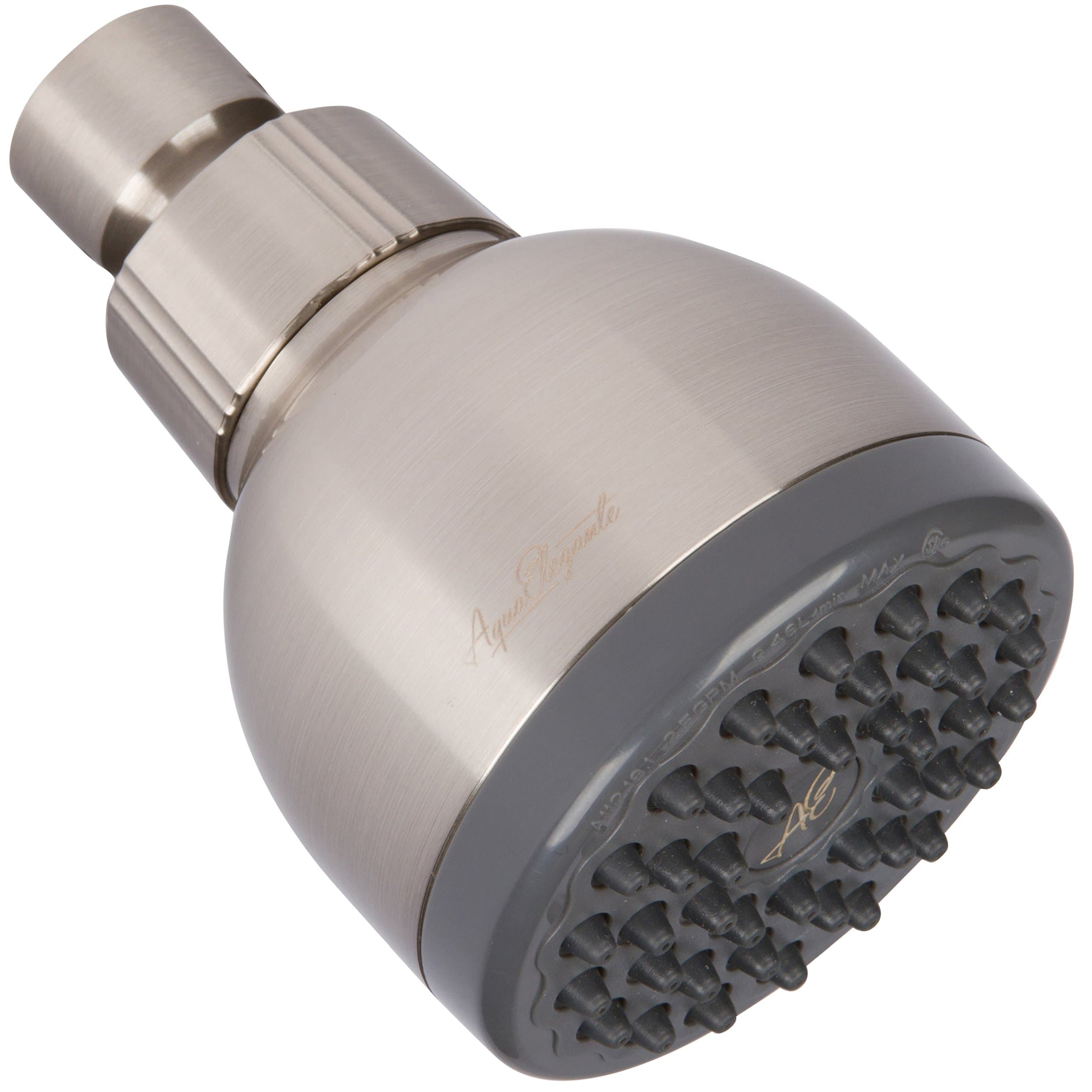 3 Inch High Pressure Shower Head - Best Pressure for Wall Mount, Adjustable Showerhead - Brushed Nickel