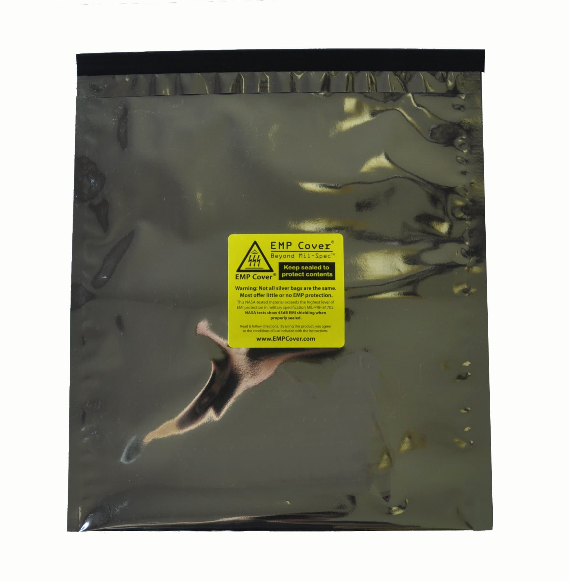 EMP Cover EMP Bags Kit - Four Pack, 15"x19" (Fits Most Laptops): NASA Proven 45 dB Faraday Cage Shielding Electronics, 100x More Than Military Spec