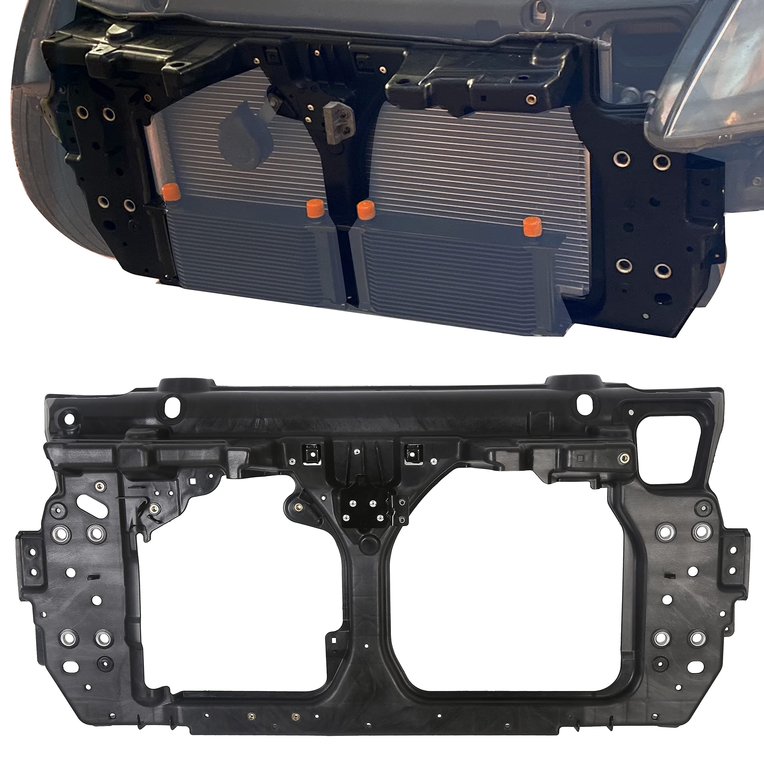 HECASA Radiator Center Core Support Compatible with 2003-2007 Nissan 350Z Replacement For 62510-CD100 Radiator Core Support Radiator Bracket