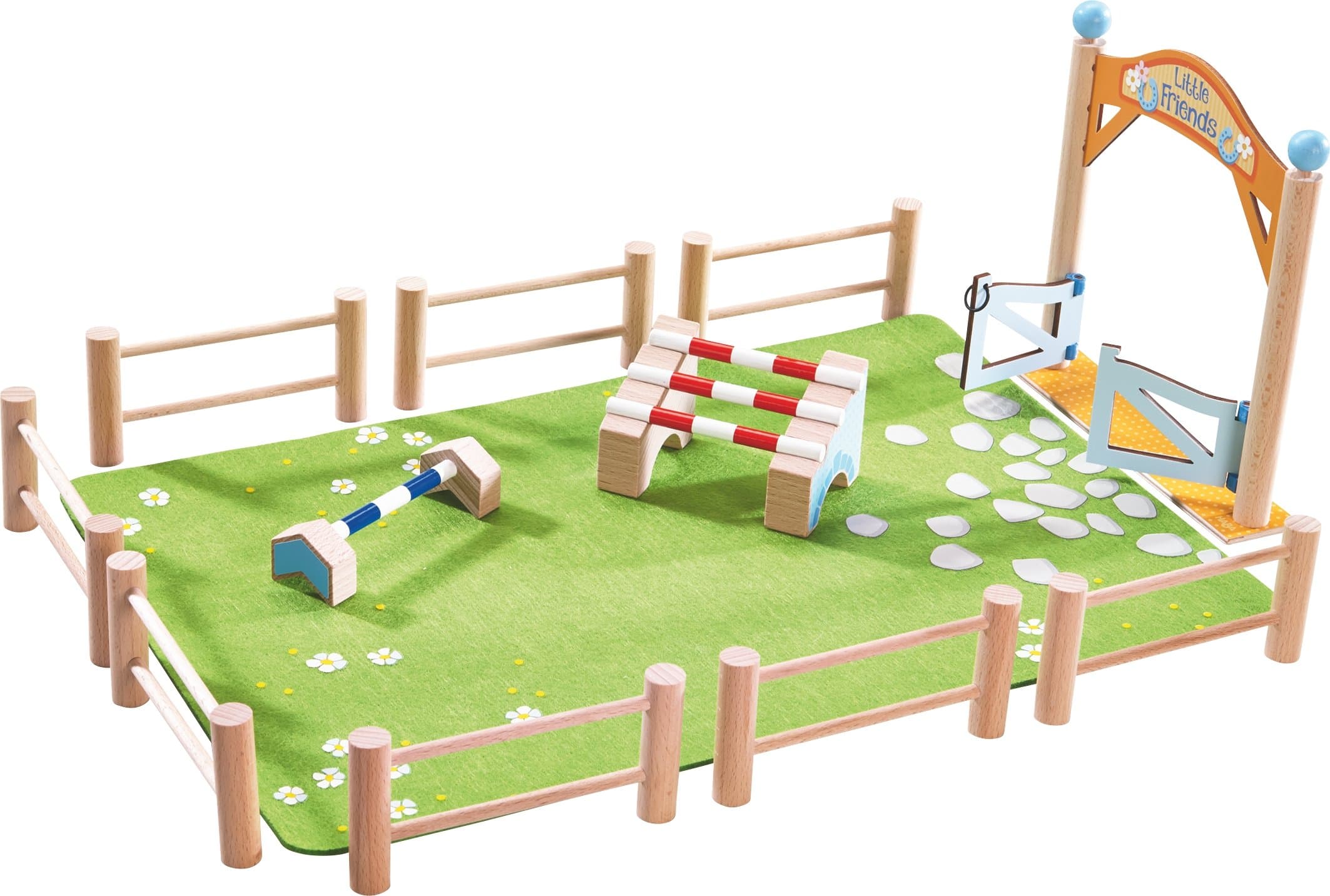 HABA 302166 Little Friends Jumping Tournament Play Set