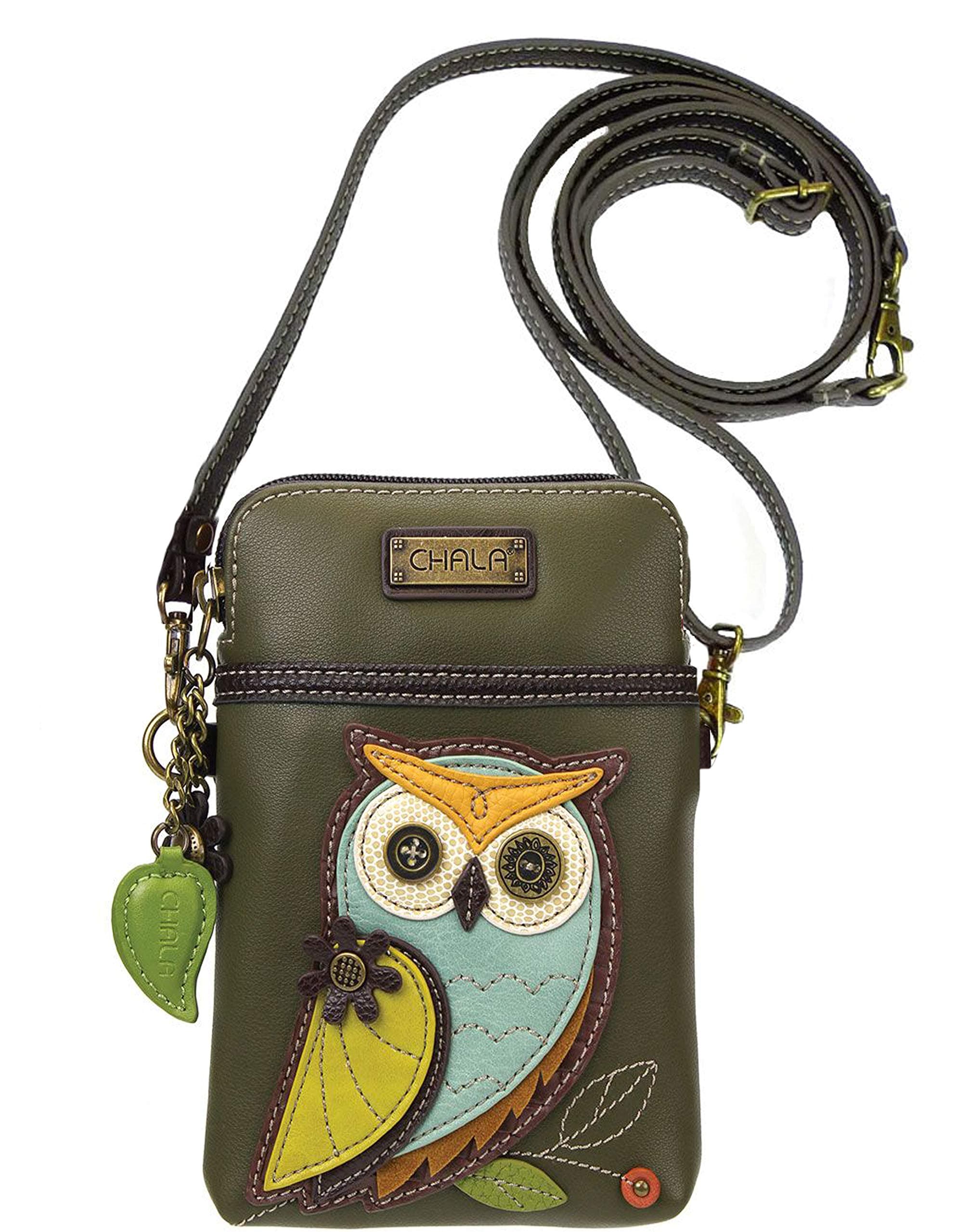 Crossbody Cell Phone Purse | Women's Multi-Color Wristlet Handbags with Adjustable Strap