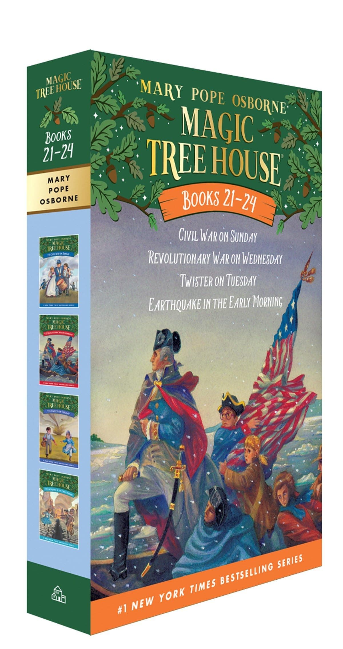 PENGUIN Magic Tree House Books 21-24 Boxed Set: American History Quartet
