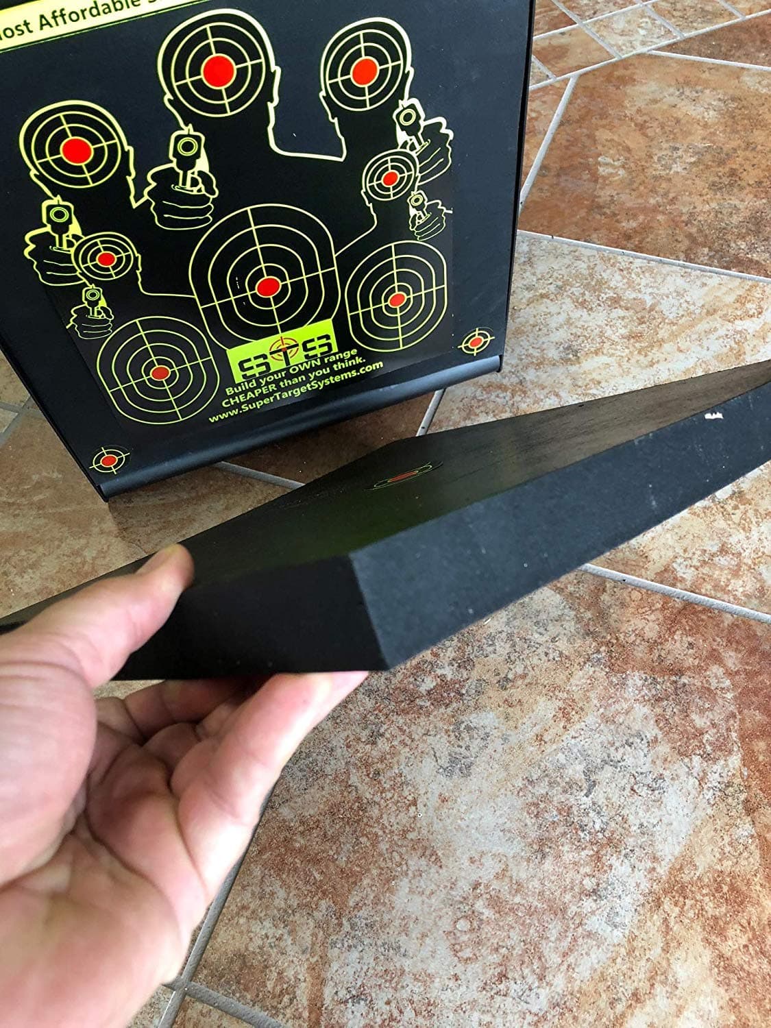 Replacement Ballistic Rubber Panel for All STS Bullet Traps with 12" x 18" face