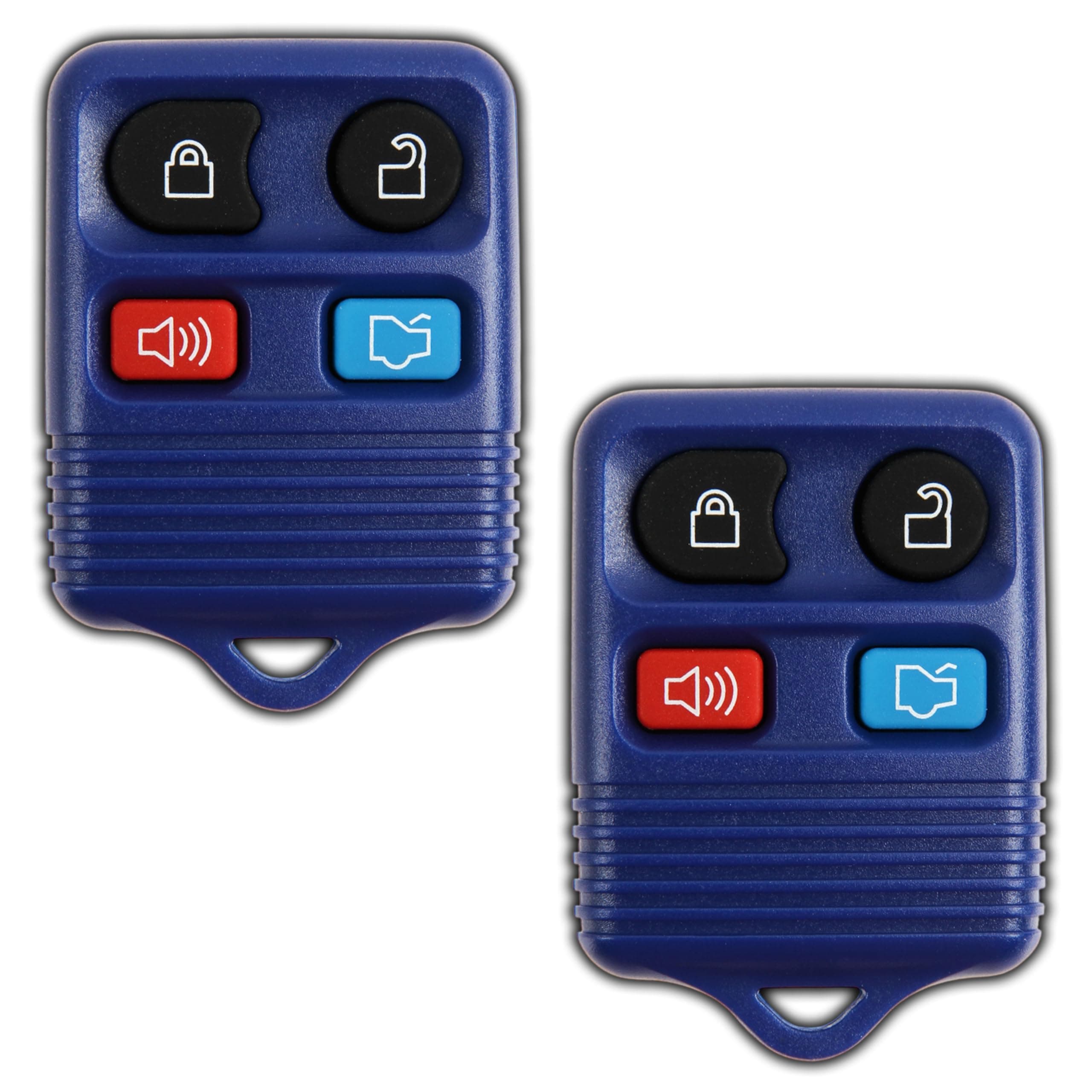2 Keylessoption Replacement 4 Button Keyless Entry Remote Control Key Fob blue