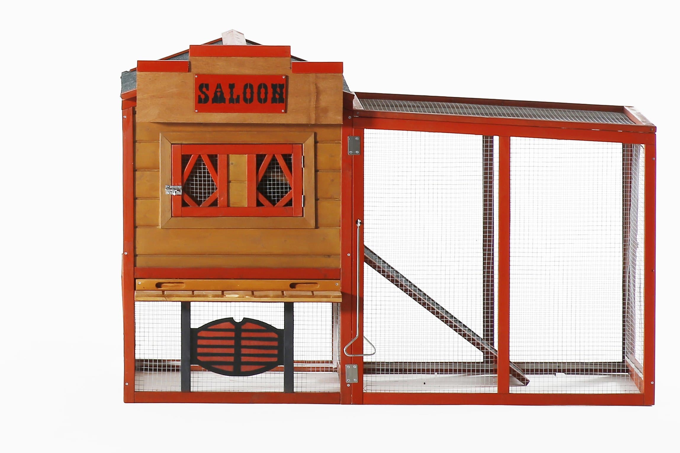 Patio Wise PWCT-003SS Wild West Saloon Chicken Coop Set