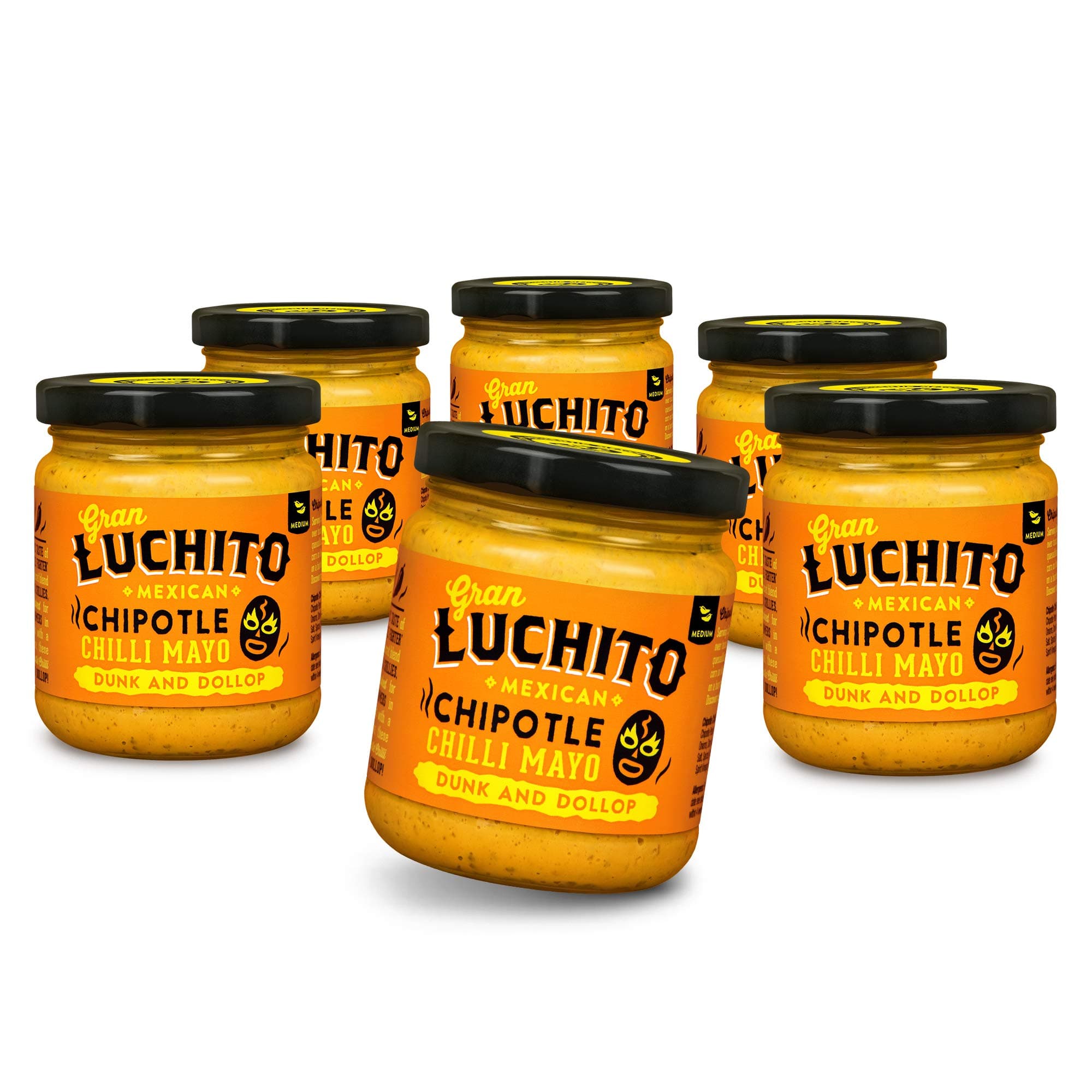 Gran Luchito Mexican Chipotle Mayo 180g (Pack of 6)