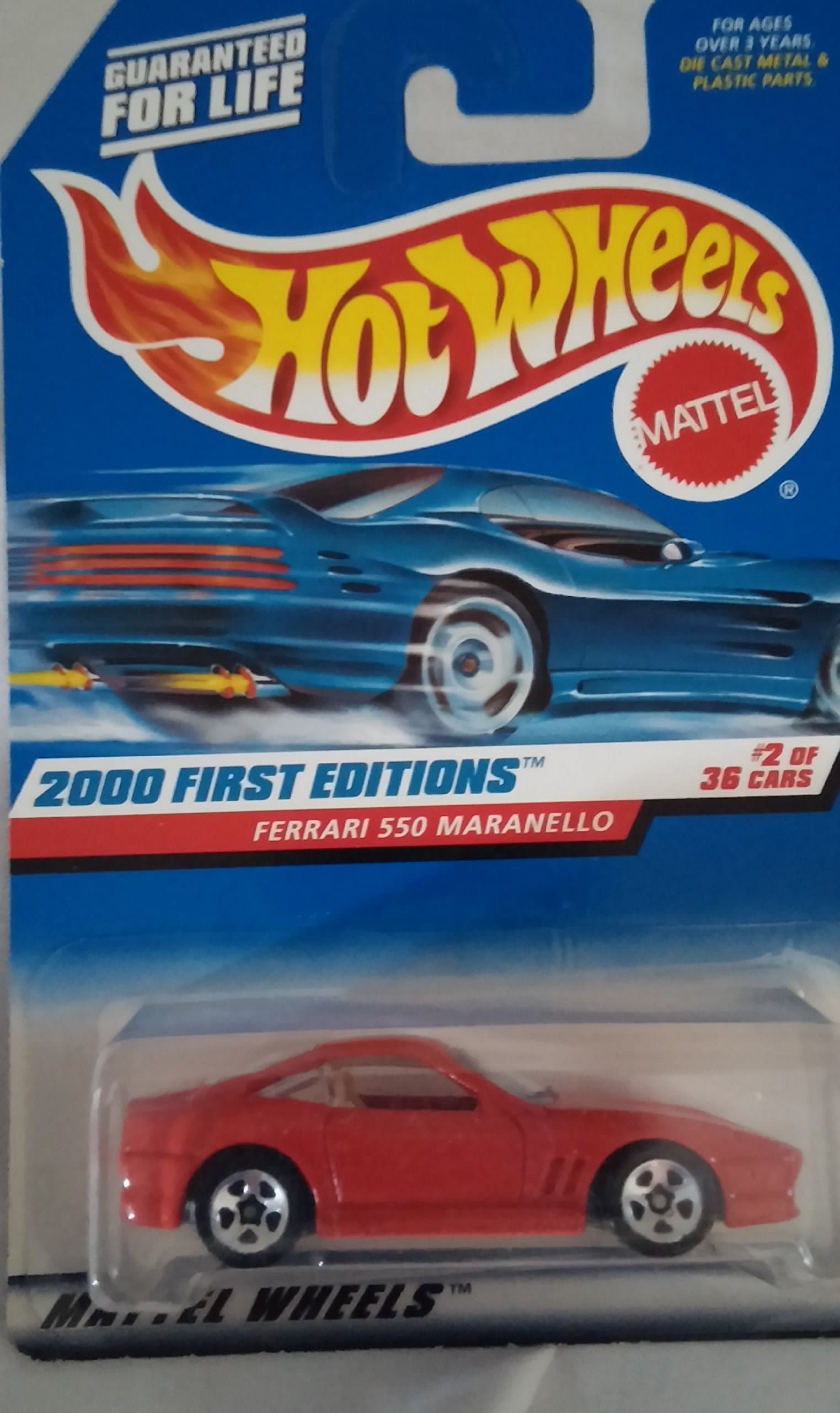 2000-062 First Editions RED Ferrari 550 Maranello 1:64 Scale