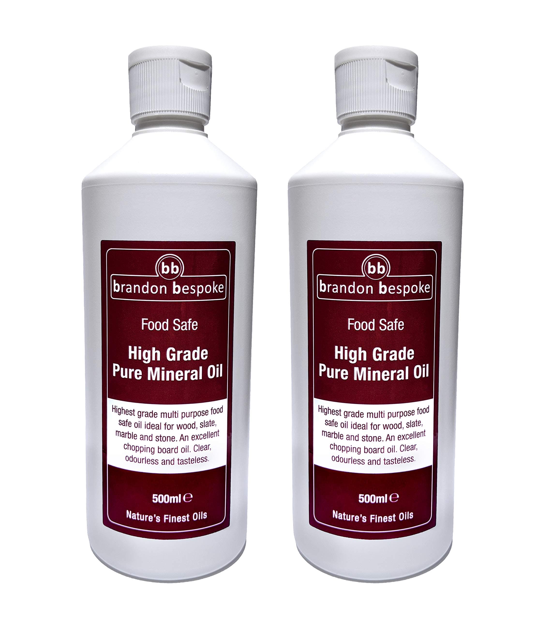 Pure Mineral Oil 1 Litre - Food Safe Chopping Board Oil | Ideal for Wood, Slate and Stone