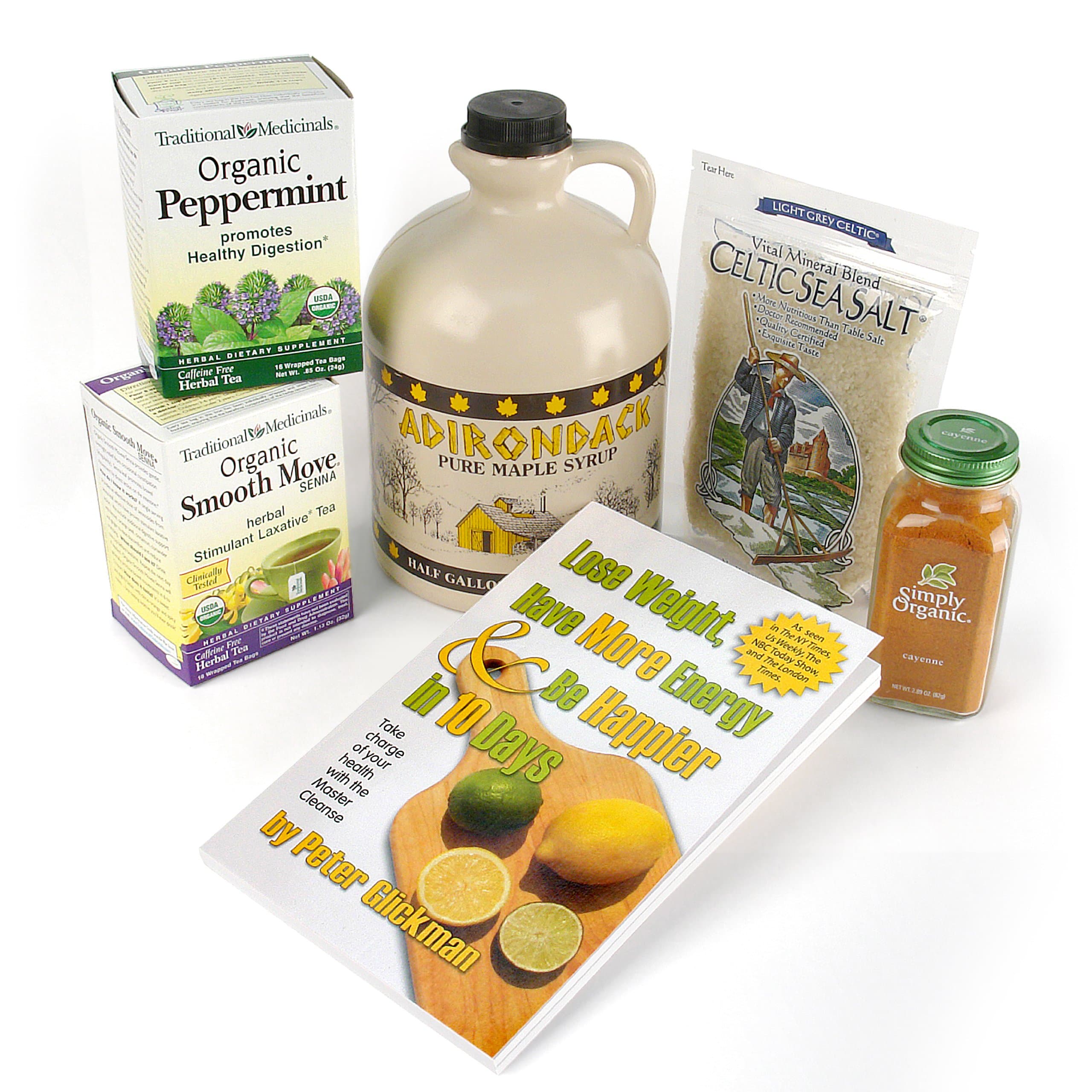 Peter Glickman Inc. Master Cleanse 10-day Organic Kit with Free Mc Book 64-Ounce