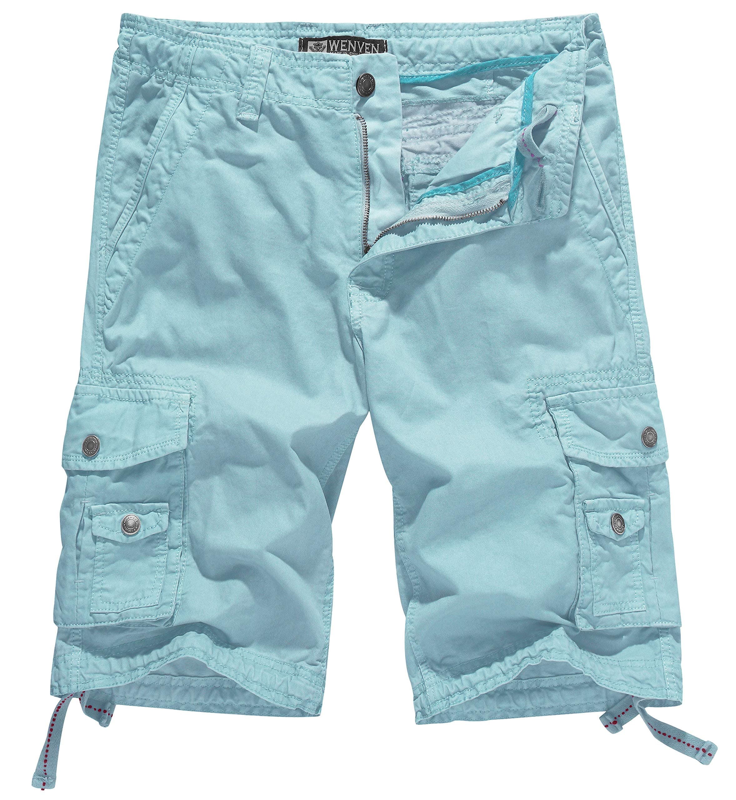 Men's Cotton Twill Cargo Shorts Classic Relaxed Fit- Reg and Big & Tall Sizes