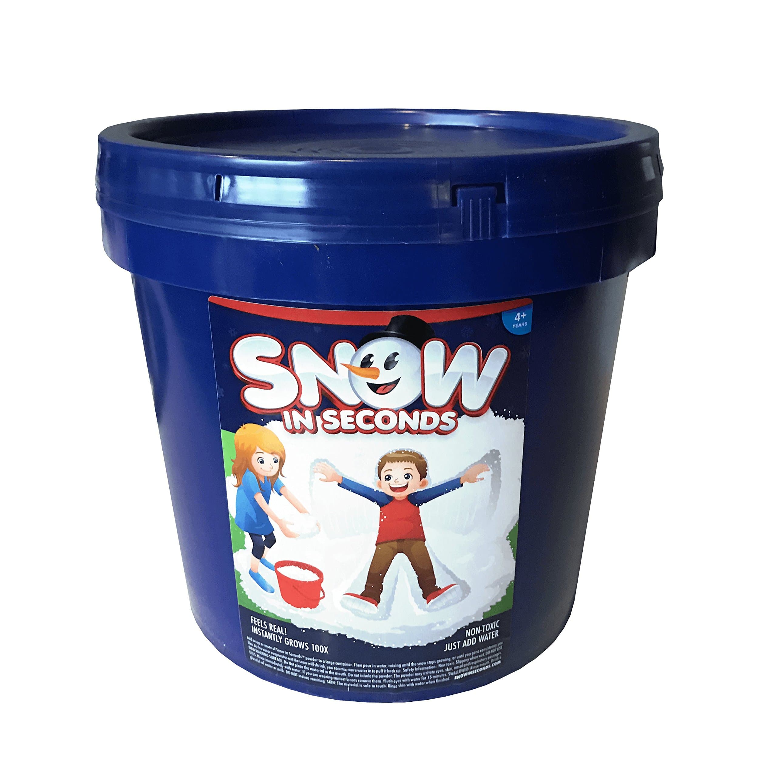 Snow in Seconds Instant Fake Snow Party Bucket (Makes 65 Gallons)