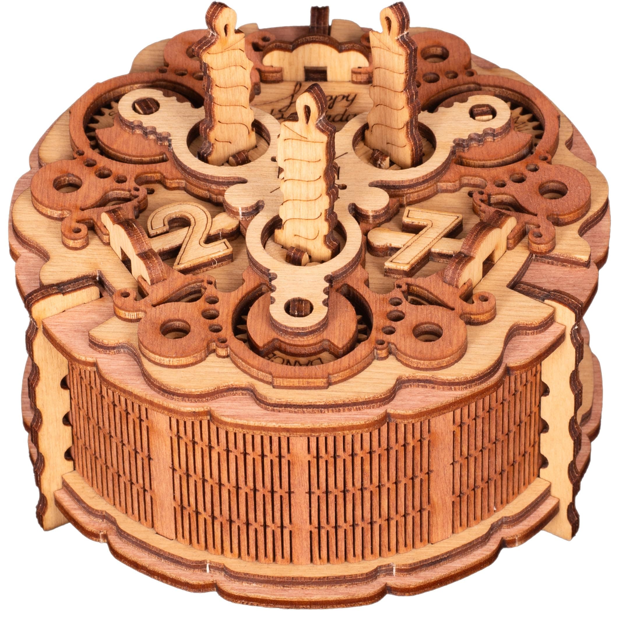 Happy Birthday Puzzle Box. Personalised Birthday Gift. Mechanical Treasure Chest. Escape Room Game 3D Wooden Puzzle Puzzle. Puzzle Game for Adults and Puzzle Box for Teenagers 14+