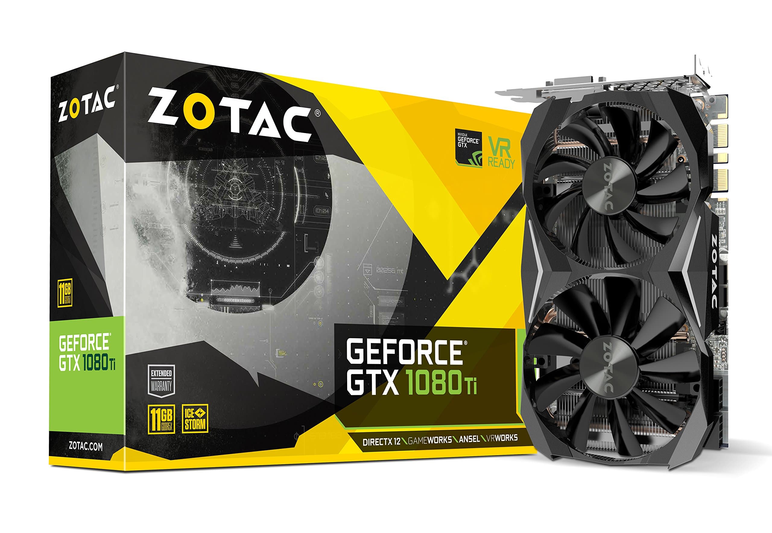 Zotac ZT-P10810G-10P NVIDIA GeForce GTX 1080 Ti 11 GB Mini Graphics Card - Black