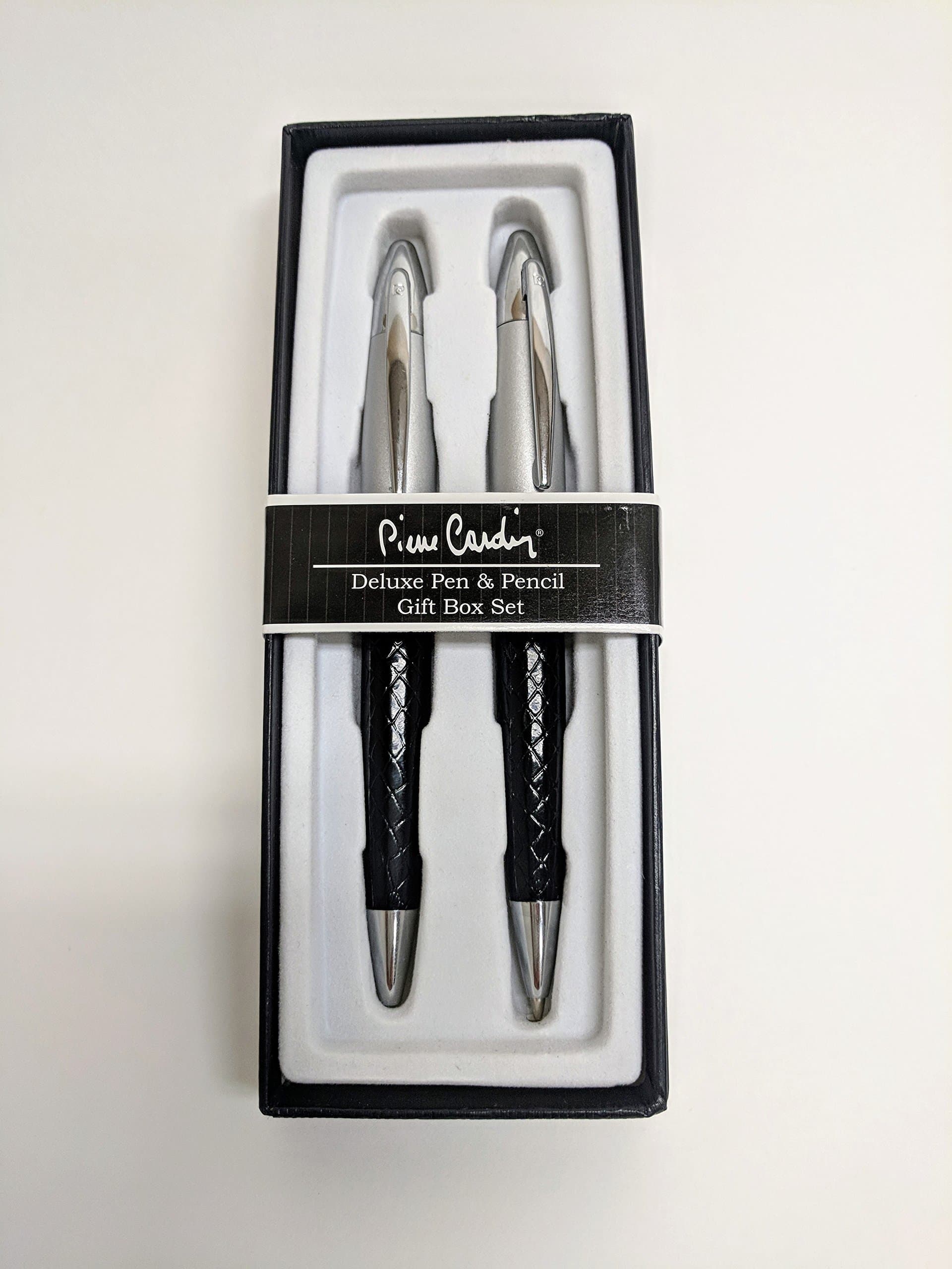Pierre Cardin Deluxe Pen & Pencil Gift Box Set, Black