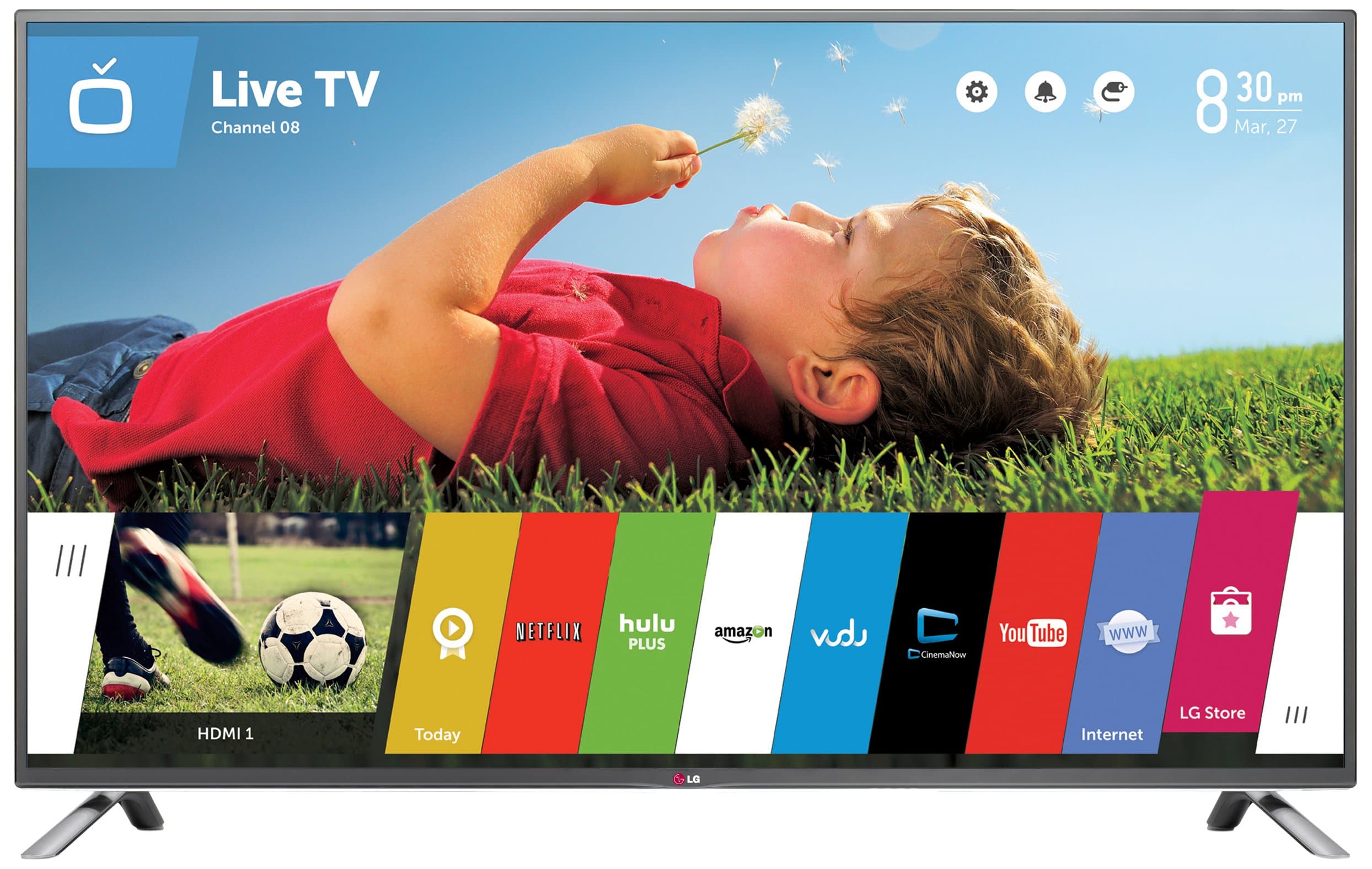 LG Electronics 70LB7100 70-Inch 1080p 120Hz 3D Smart LED TV (2014 Model)