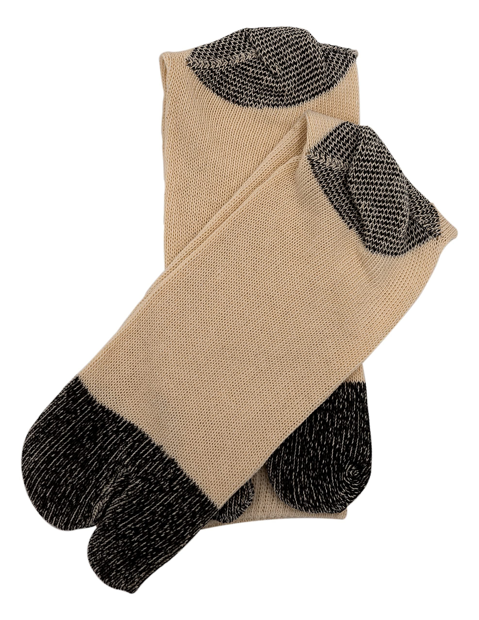 Samurai marketJapanese Tabi Socks Toe Socks Grey Taiko Socks 3.5-7.5in (22-26cm) 3 Pair