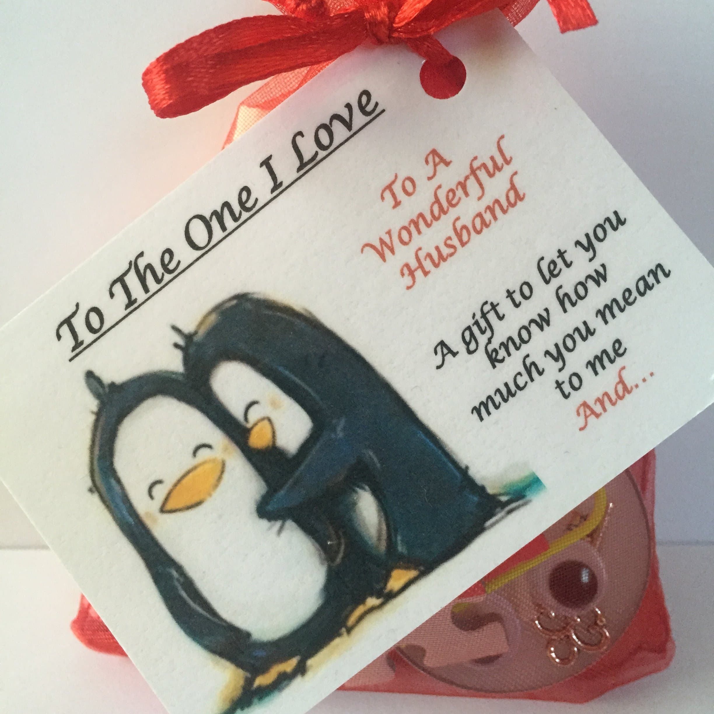 Bagsoflove GiftsHusband Survival Kit - To The One I Love Keepsake Husband Valentine Novelty Gift