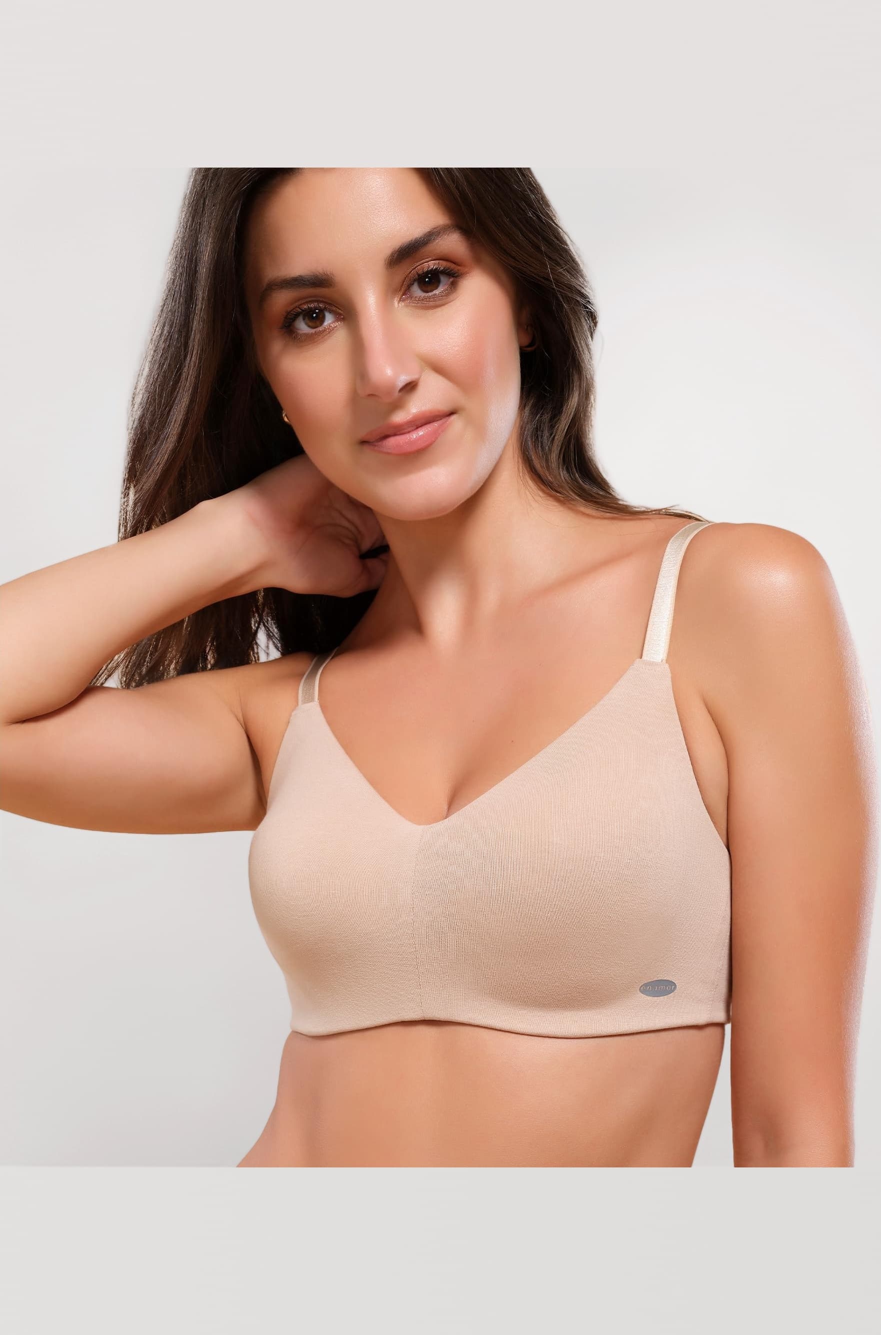 Women's Everyday Cotton T-Shirt Bra - Non-Padded, Non-Wired, Full-Coverage, Pinch-Free, Ultra-Smoothing Design