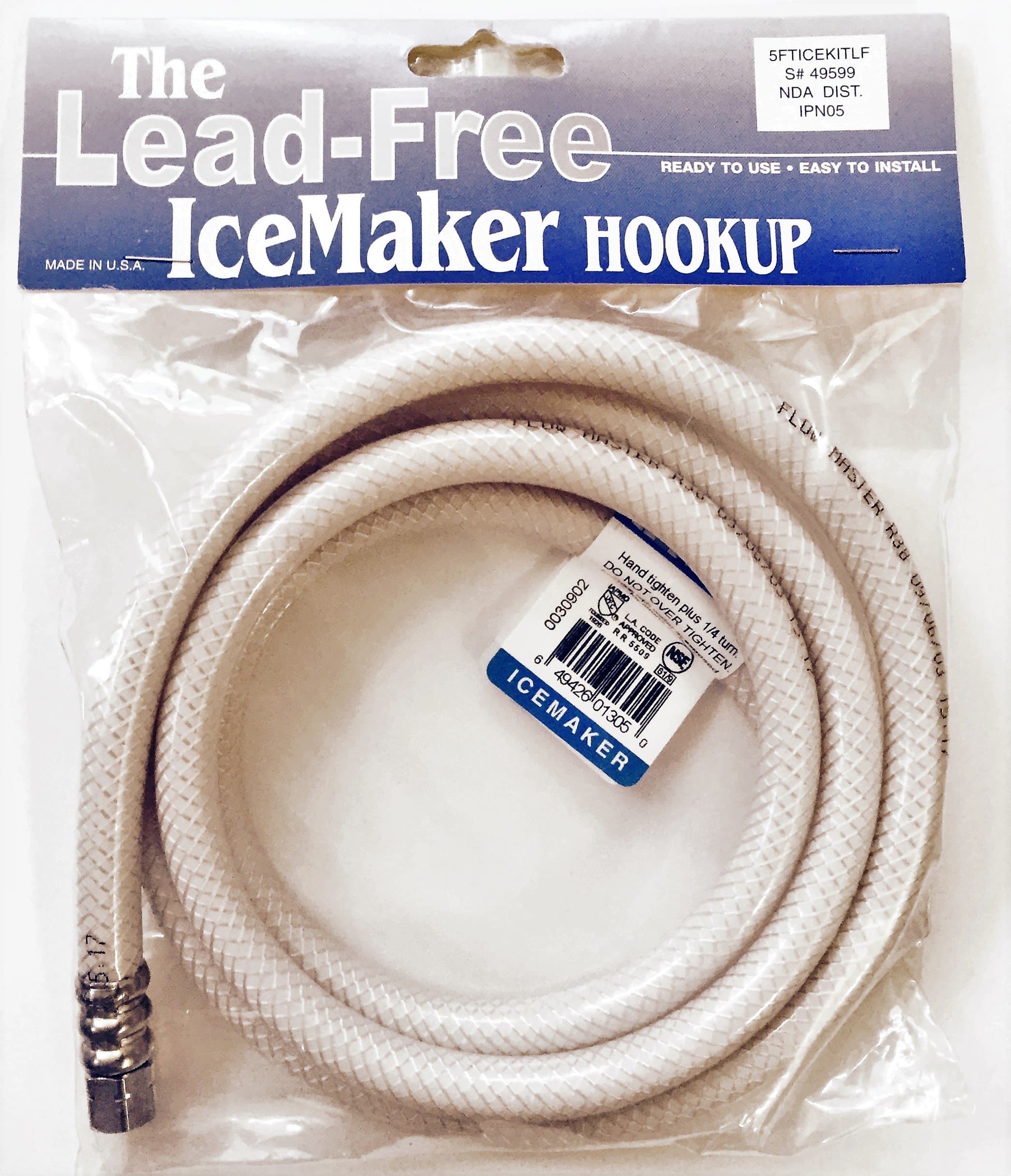 Sears 49599 5 Water Hose for Ice Makers and Water Dis