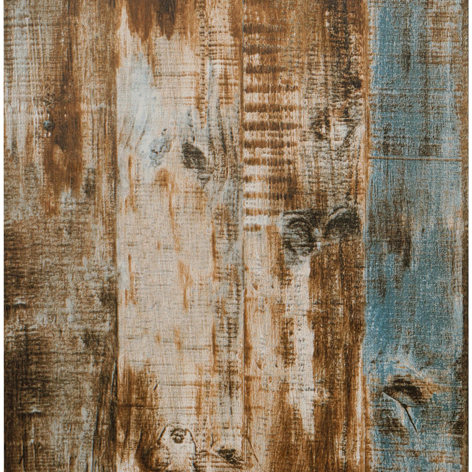 FENTIS Wood Wallpaper Brown Self-Adhesive Stripe Streak Peel and Stick Grain Contact Paper Rustic Removable Roll for Kitchen Door Cabinet Bar Counter Bedroom 44.5x500cm