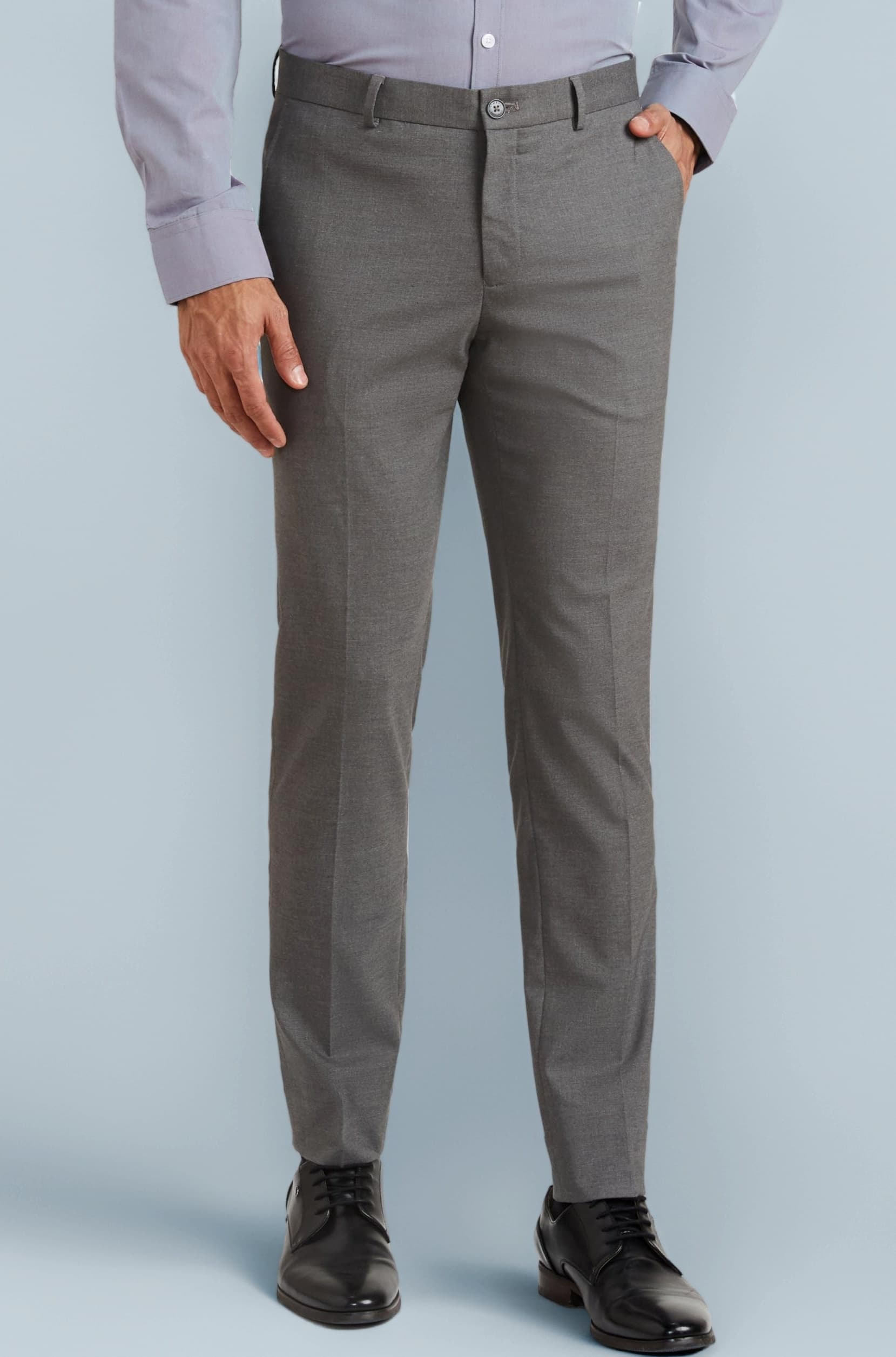 Men's Stretchable Formal Pants | Trousers (Slim Fit)