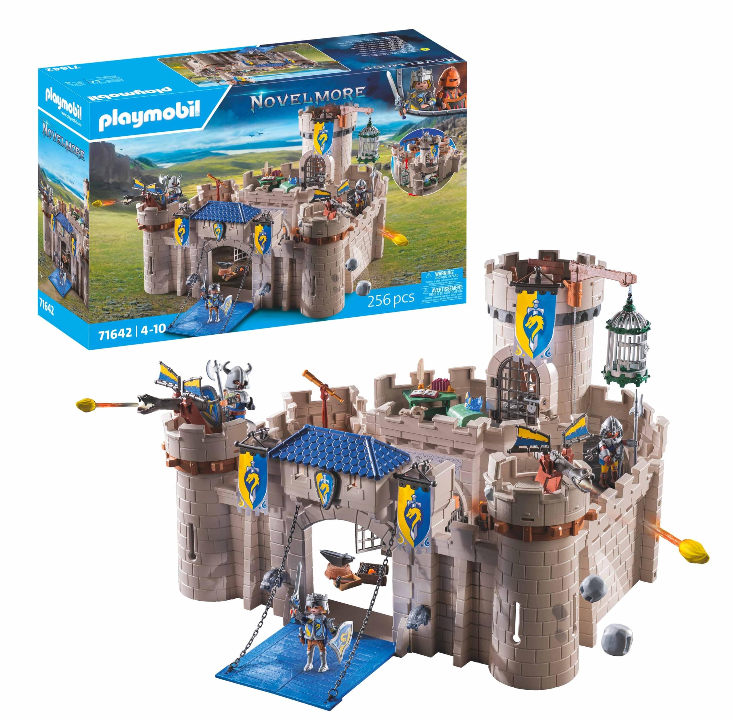 Novelmore 71642 Arwynn's Castle, including three knights and numerous accessories for realistic combat, action-packed toys for children aged 4 and up