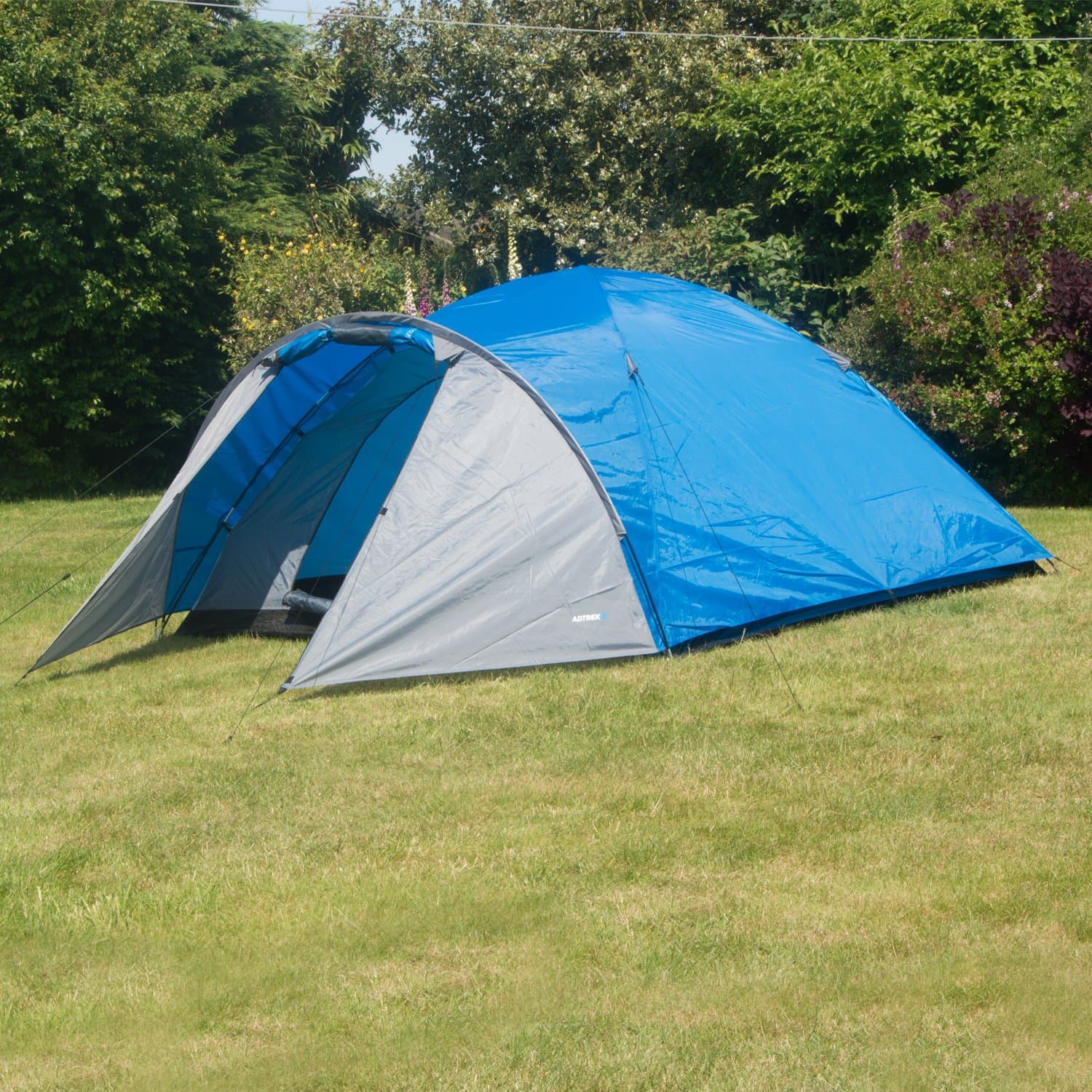 Adtrek Double Skin Dome 4 Man Berth Camping Festival Family Tent