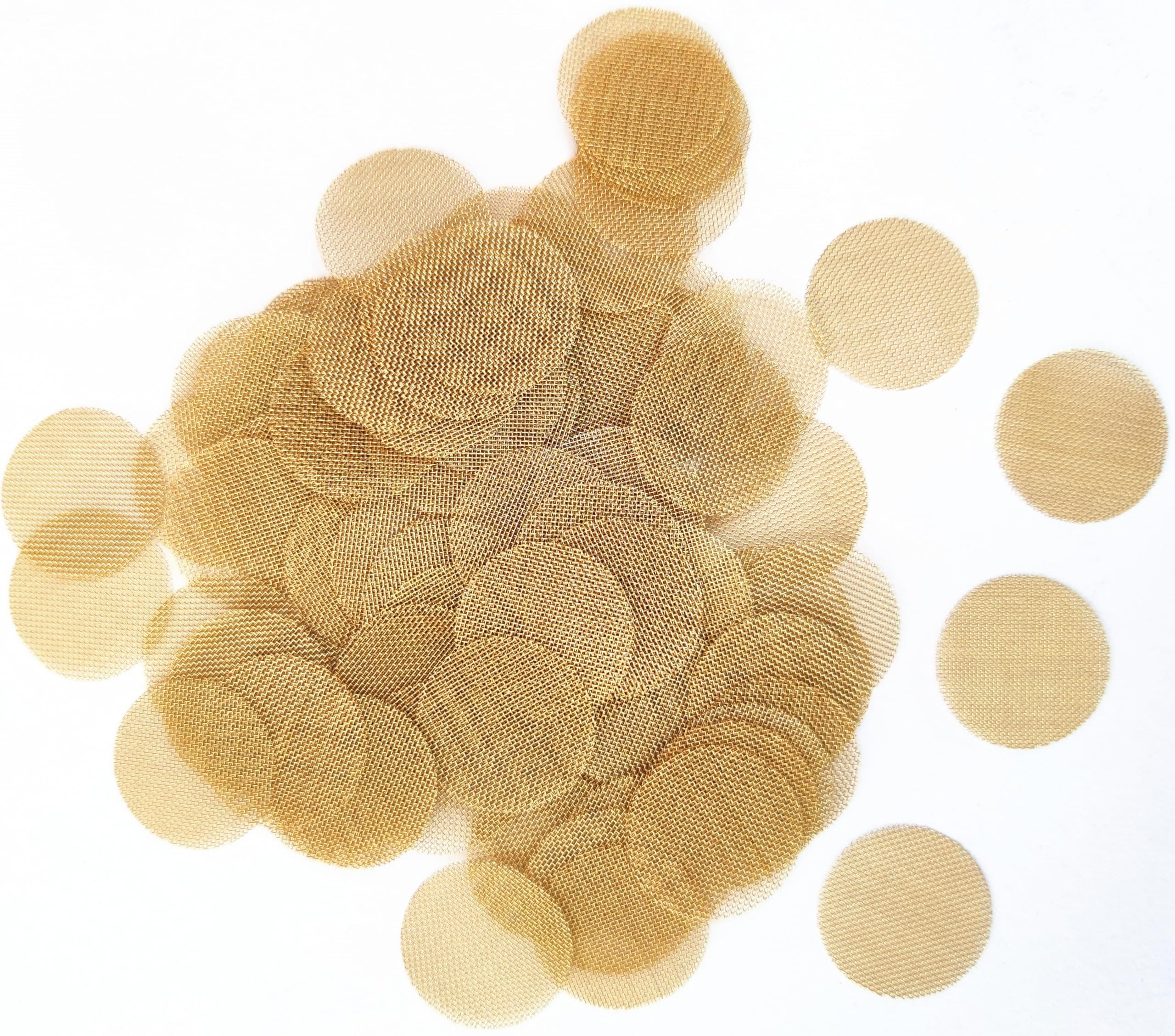 Brass Pipe Screens 3/4 inch Screens for Pipes- 100 Pack Pipe Filters …