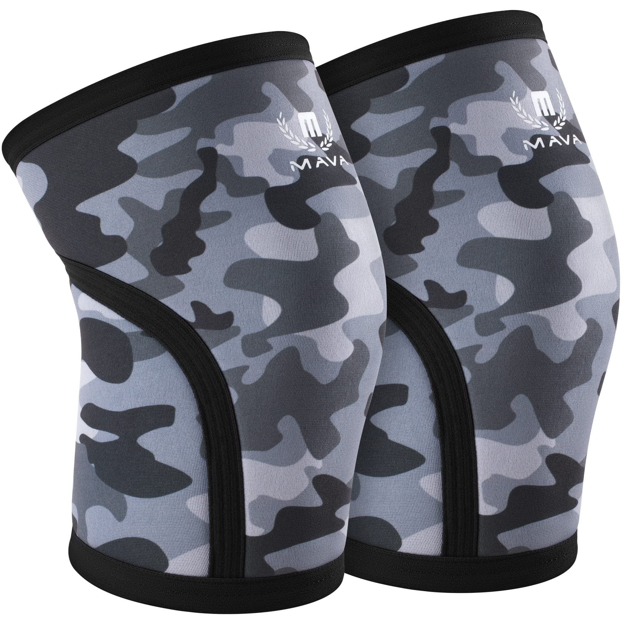 Knee Sleeves Weightlifting Men & Women, 7mm Neoprene Knee Sleeves for Women and Men, Ideal for Cross Training WOD, Squats, Powerlifting