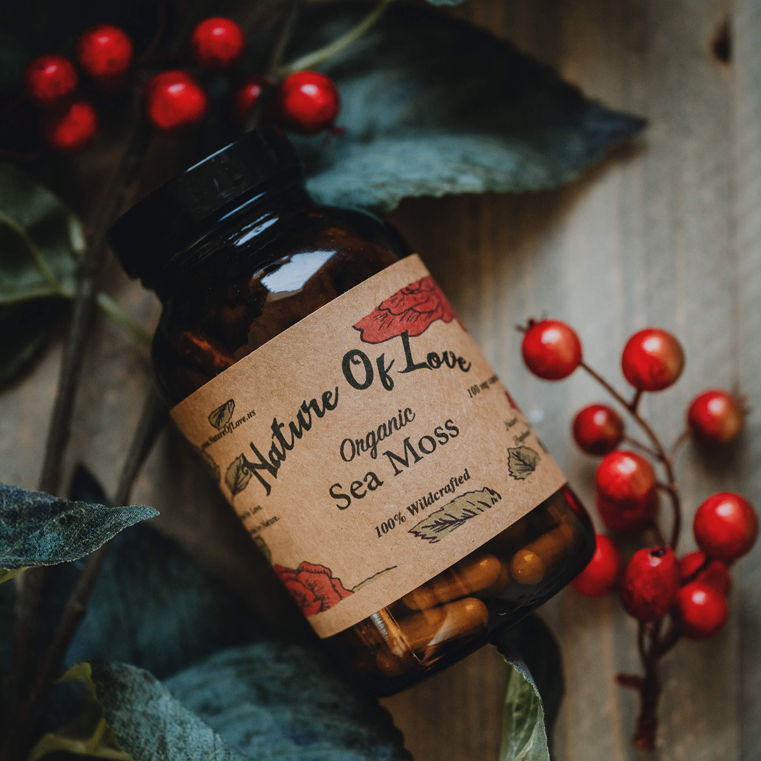 Sea Moss/Irish Moss Capsules - Natural, Vegan, Organic, Non-GMO