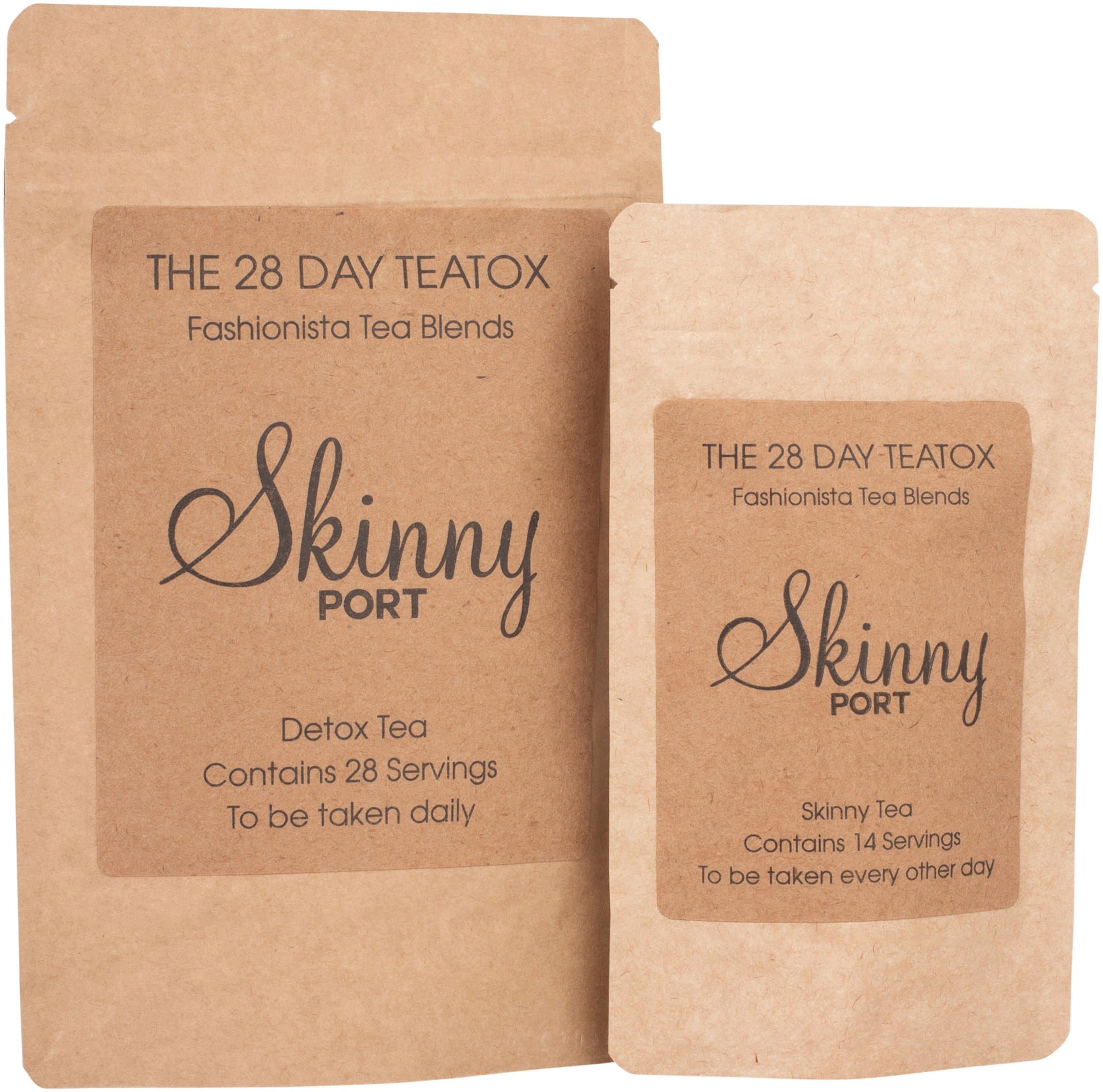 Skinnyport Detox System Tea Duo - Natural Weight Loss, Body Cleanse.