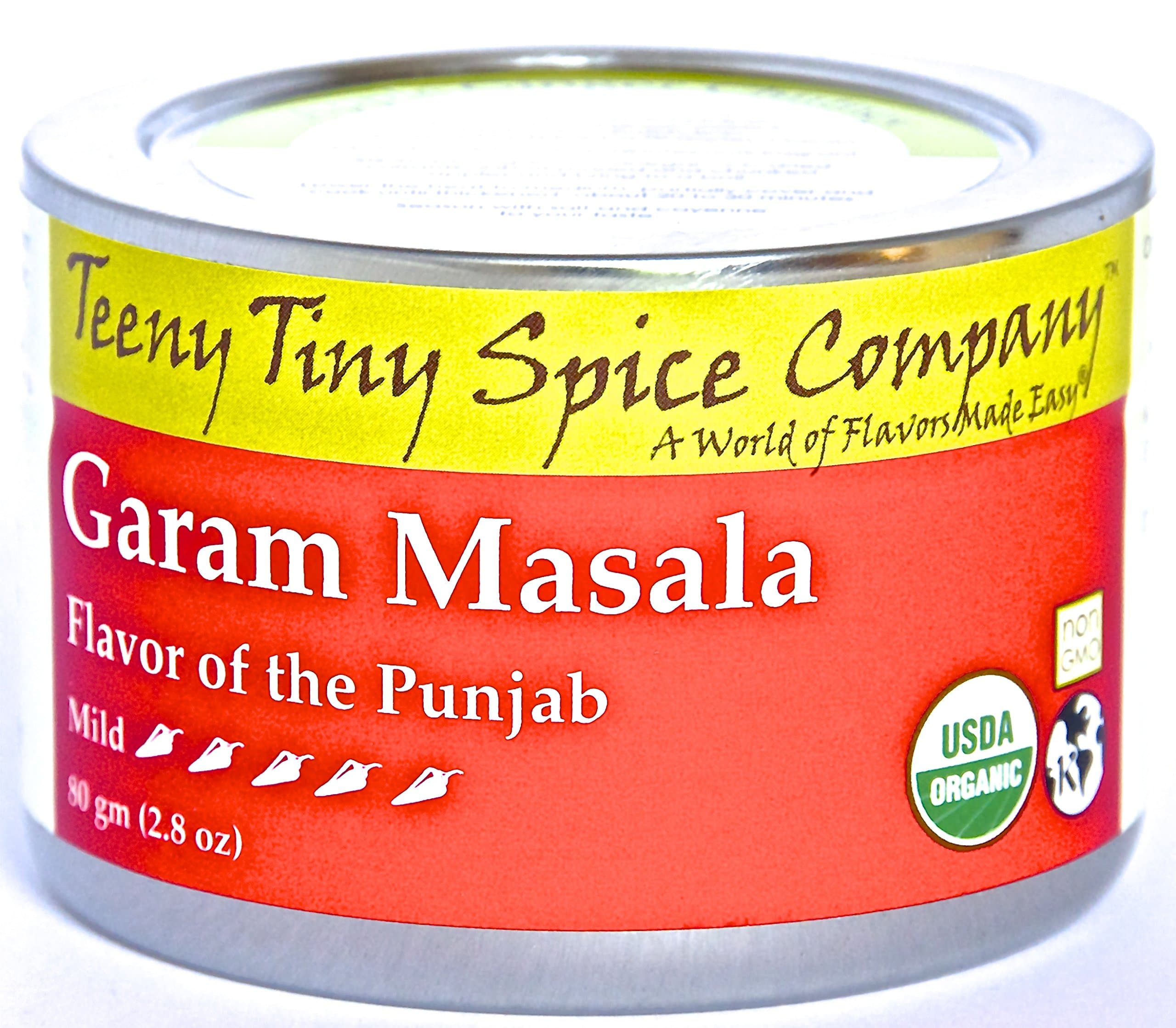 Teeny Tiny Spice Co of Vermont Organic Garam Masala, 2.8 Oz