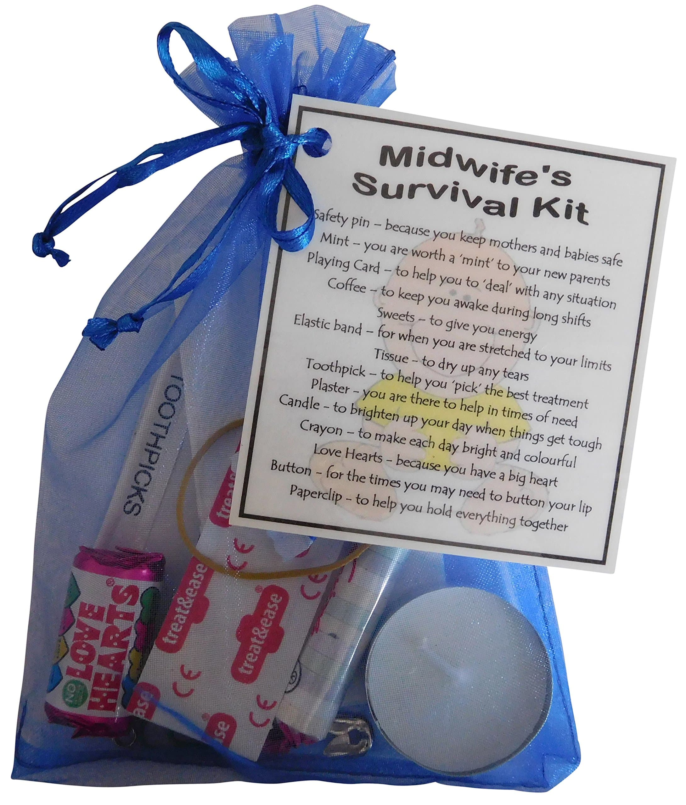 SMILE GIFTS UK Midwife's Survival Kit - Great gift to thank a Midwife